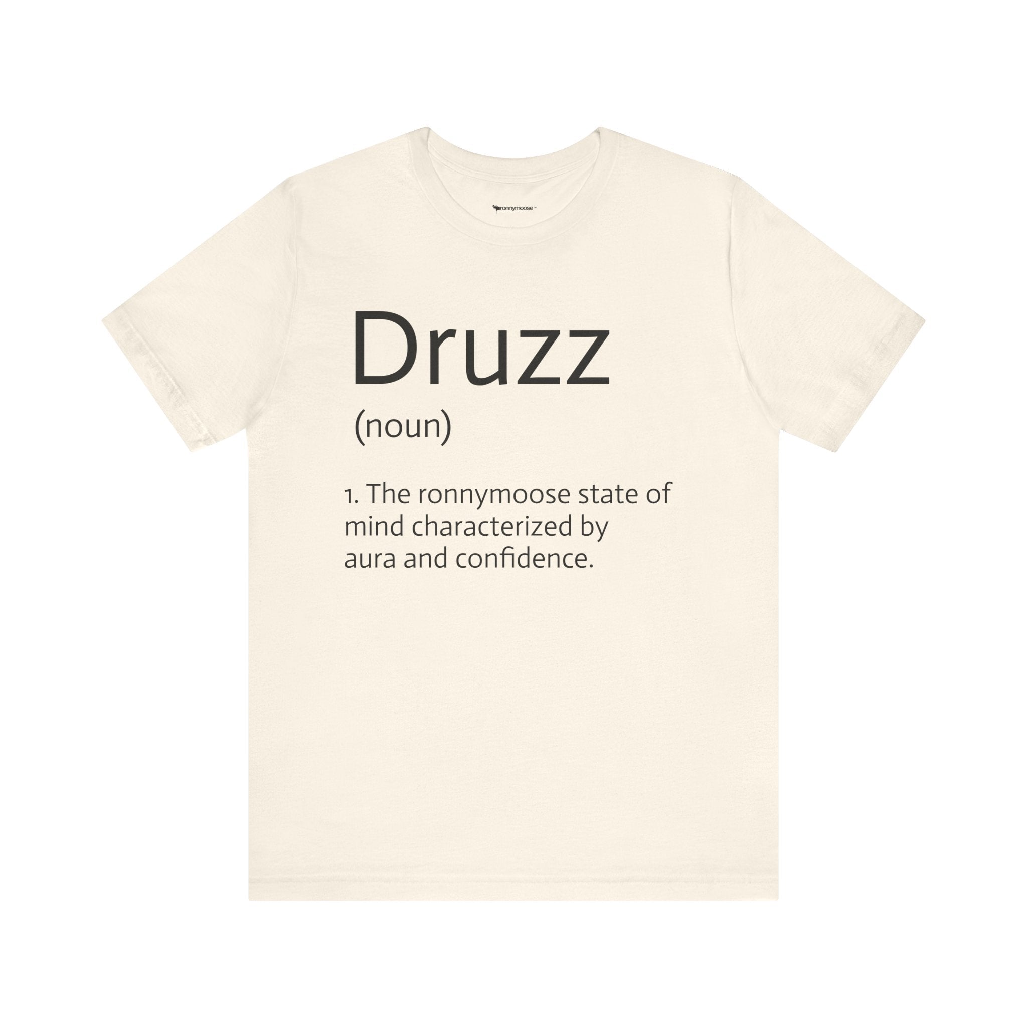 Druzz Definition T-Shirt — RonnyMoose Logo Graphic Tee