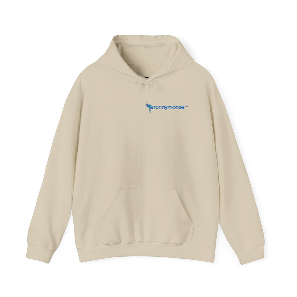 ronnymoose - blue zebra hoodie