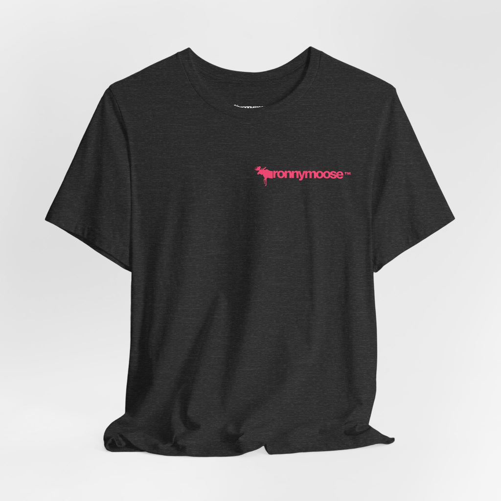 ronnymoose - pink logo tee