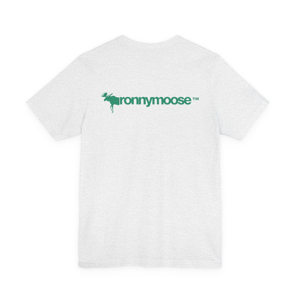 ronnymoose green logo tee