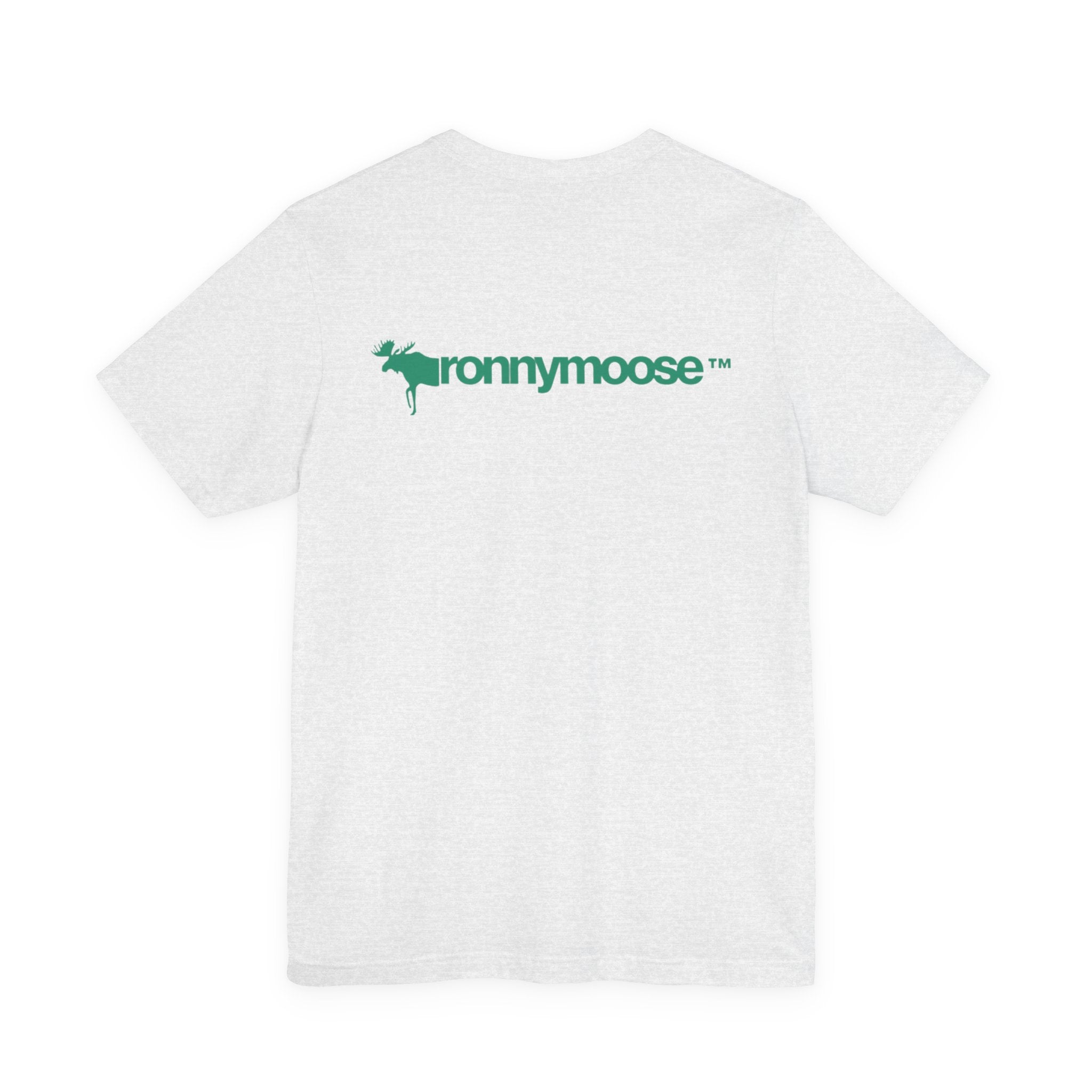ronnymoose green logo tee