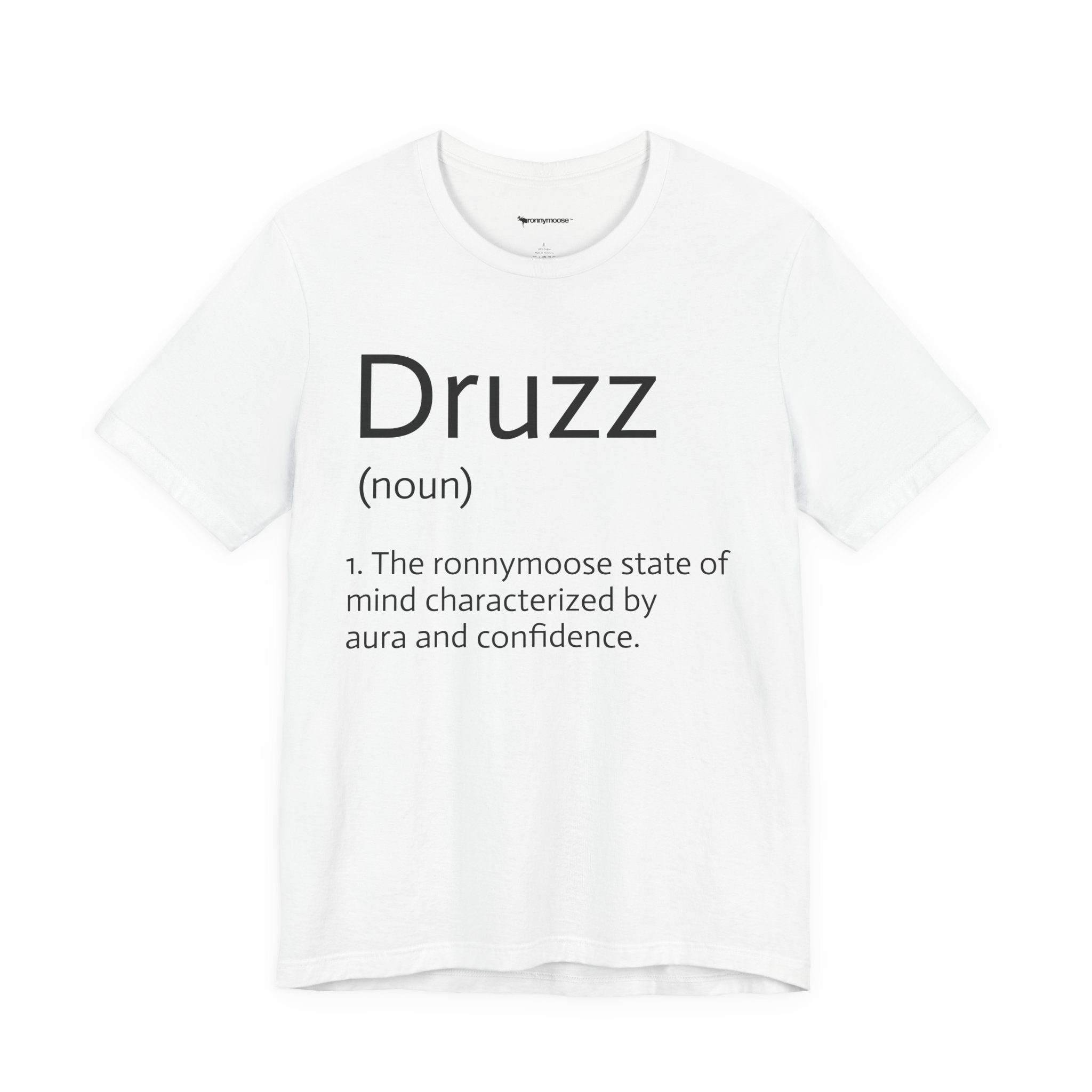 Druzz Definition T-Shirt — RonnyMoose Logo Graphic Tee