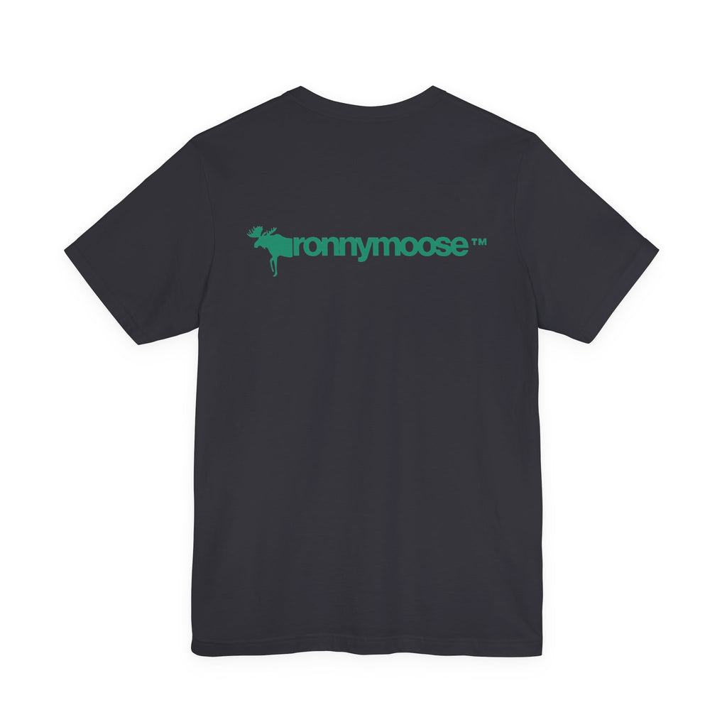 ronnymoose green logo tee
