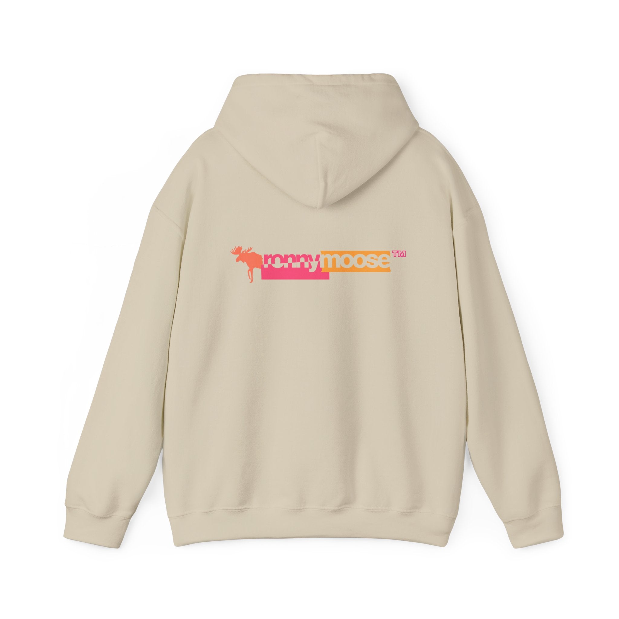 ronnymoose - orange+pink hoodie