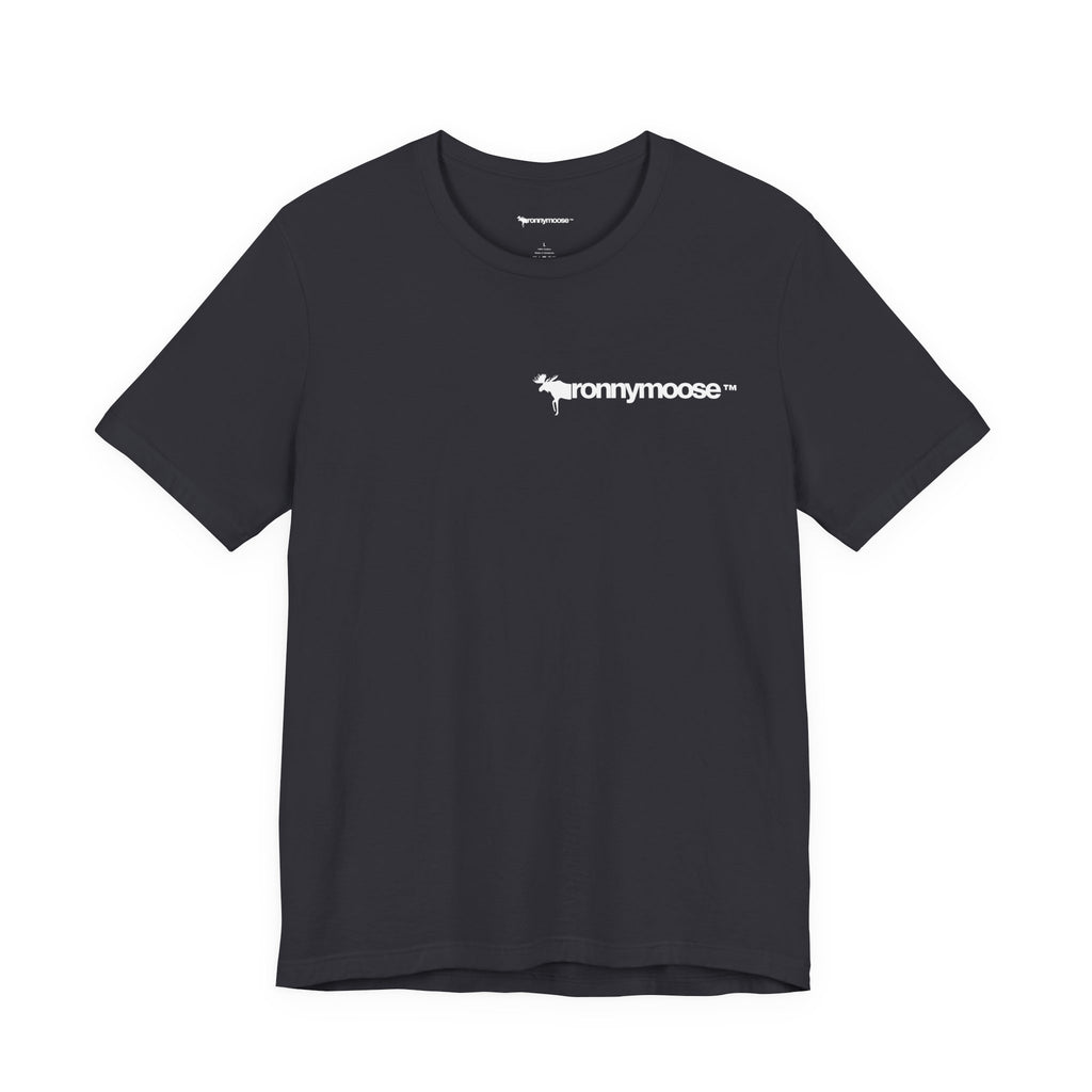 ronnymoose - leopard print moose sign tee