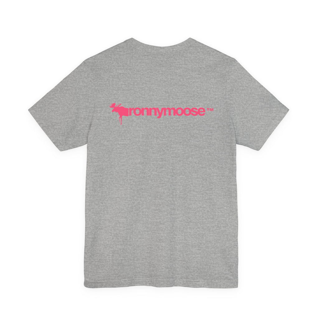 ronnymoose - pink logo tee