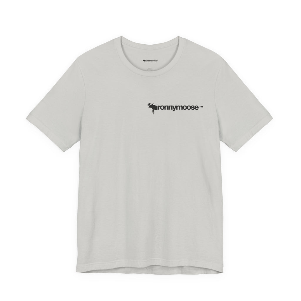 ronnymoose - leopard print moose sign tee