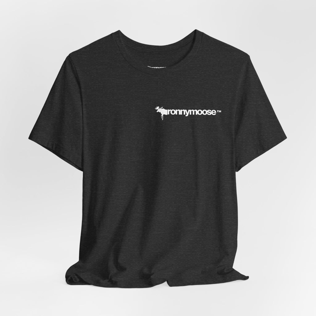 ronnymoose - leopard print moose sign tee