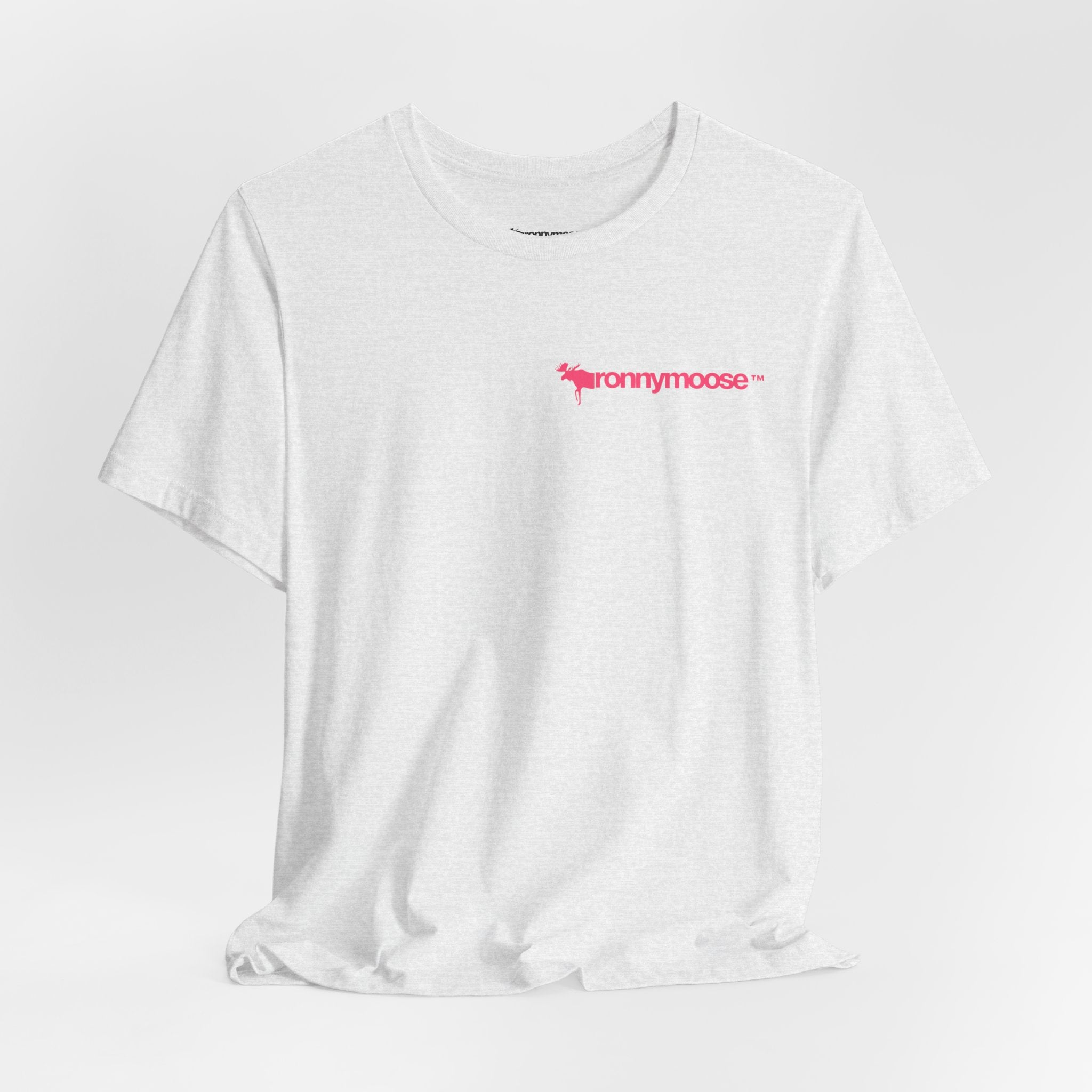 ronnymoose - pink logo tee