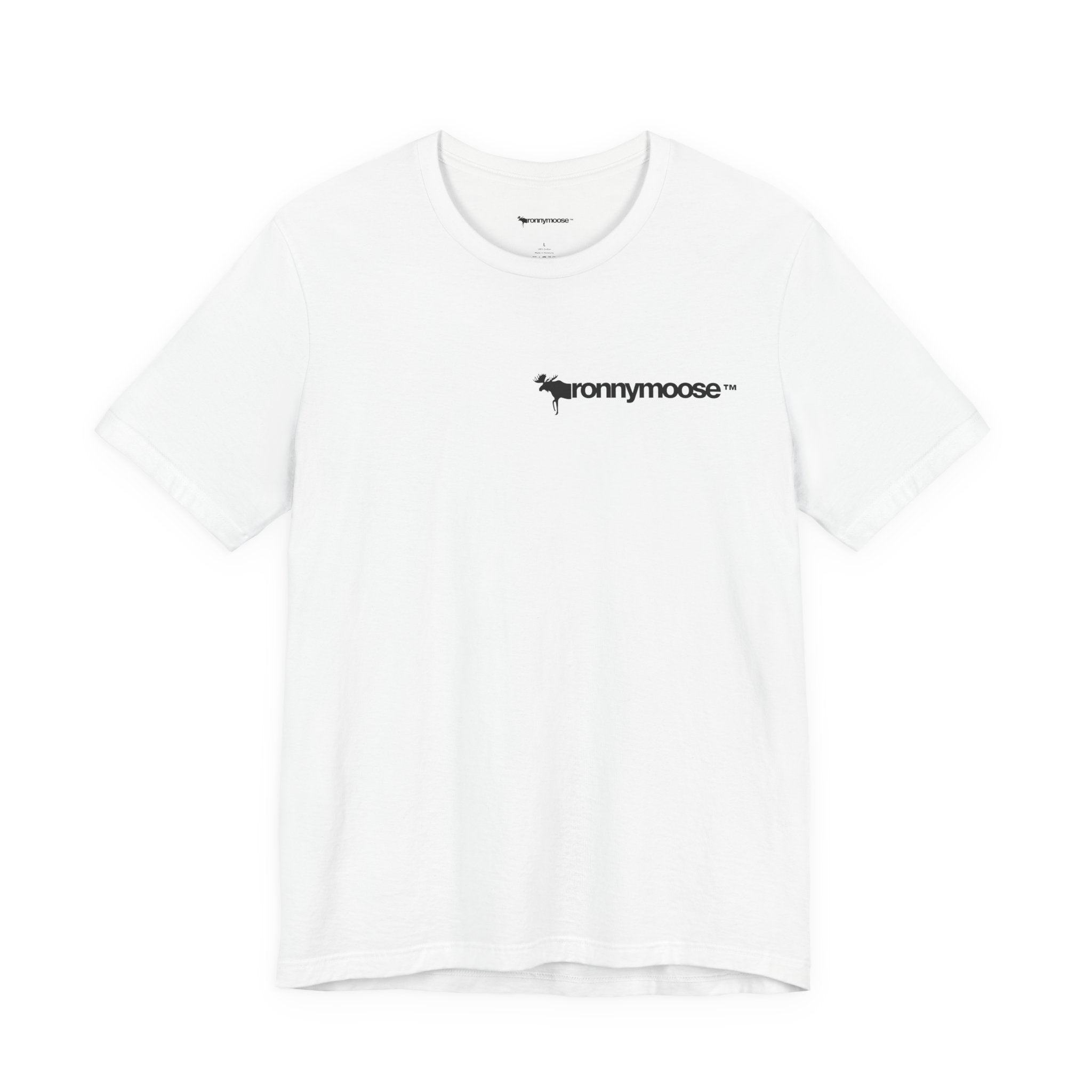 ronnymoose - leopard print moose sign tee