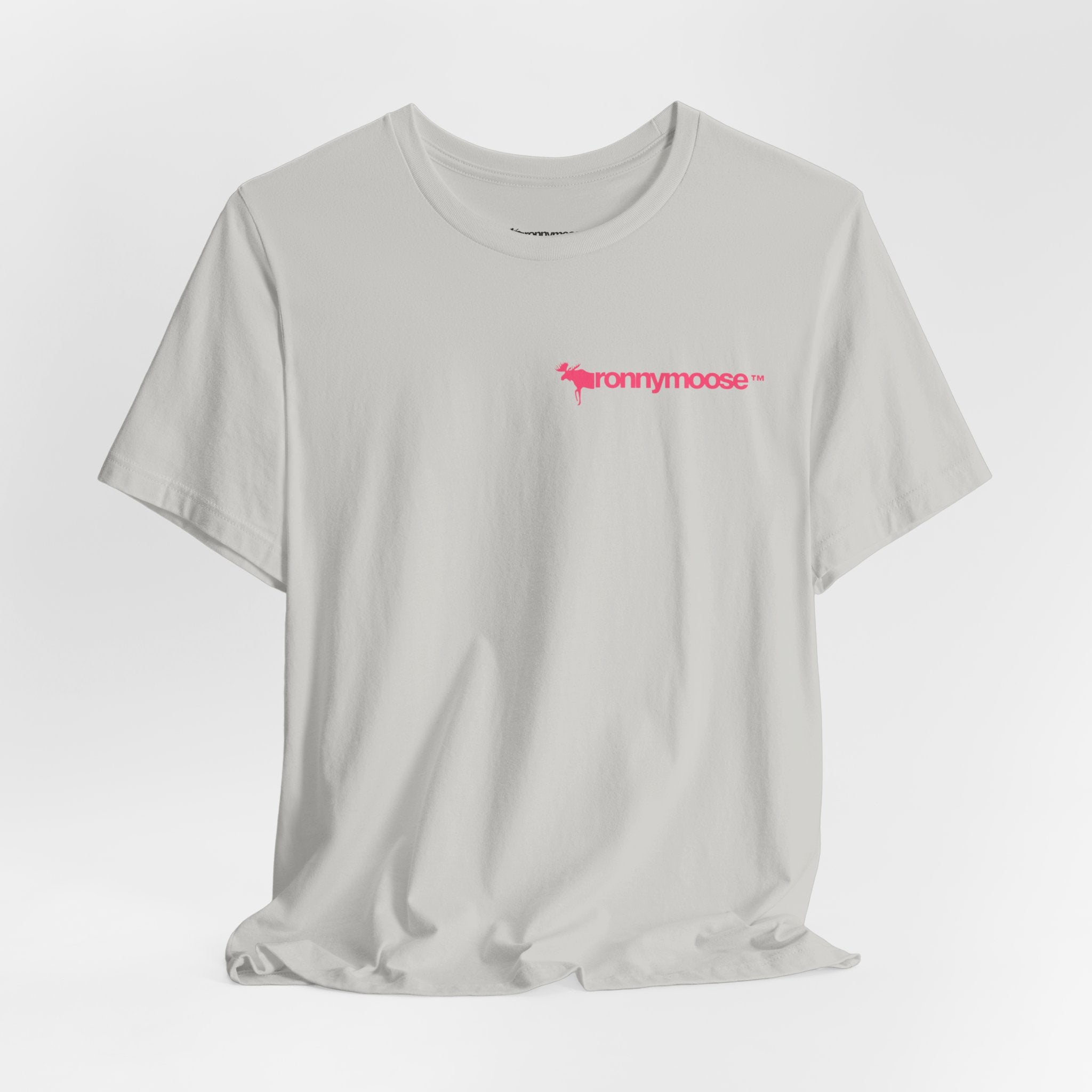 ronnymoose - pink logo tee