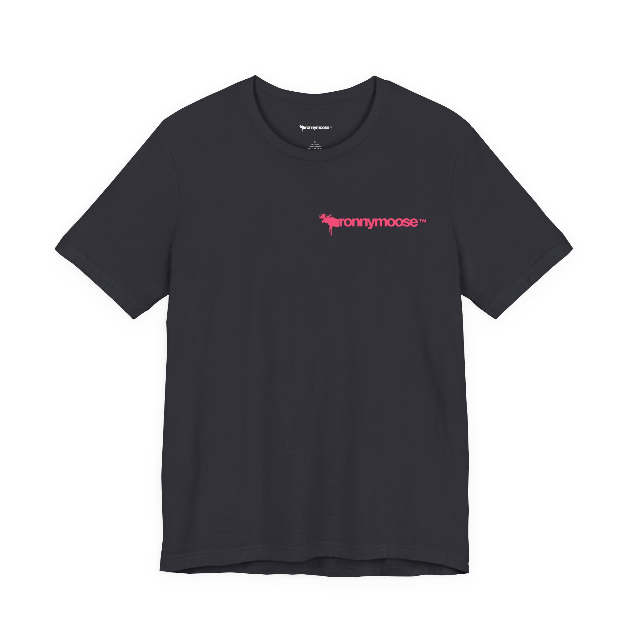 ronnymoose - pink logo tee