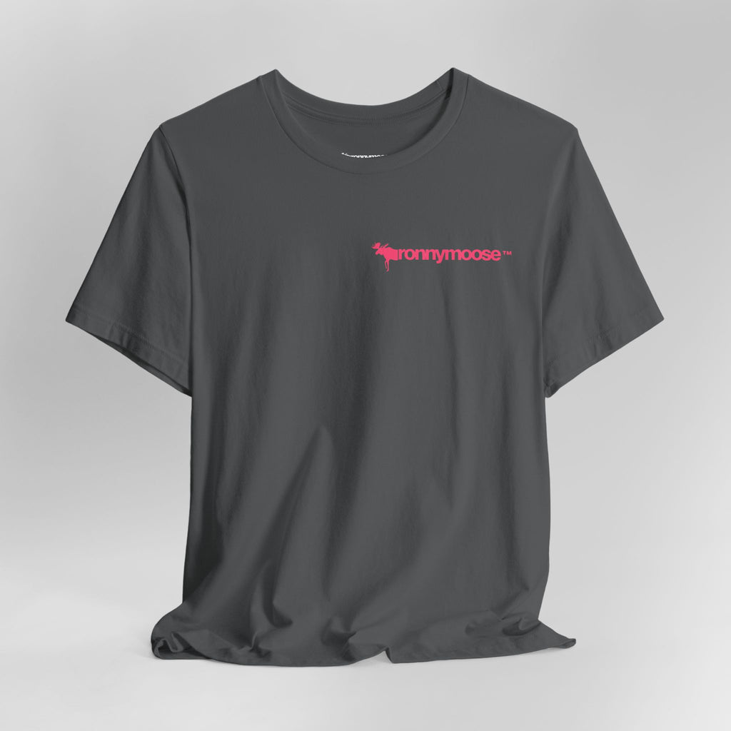 ronnymoose - pink logo tee