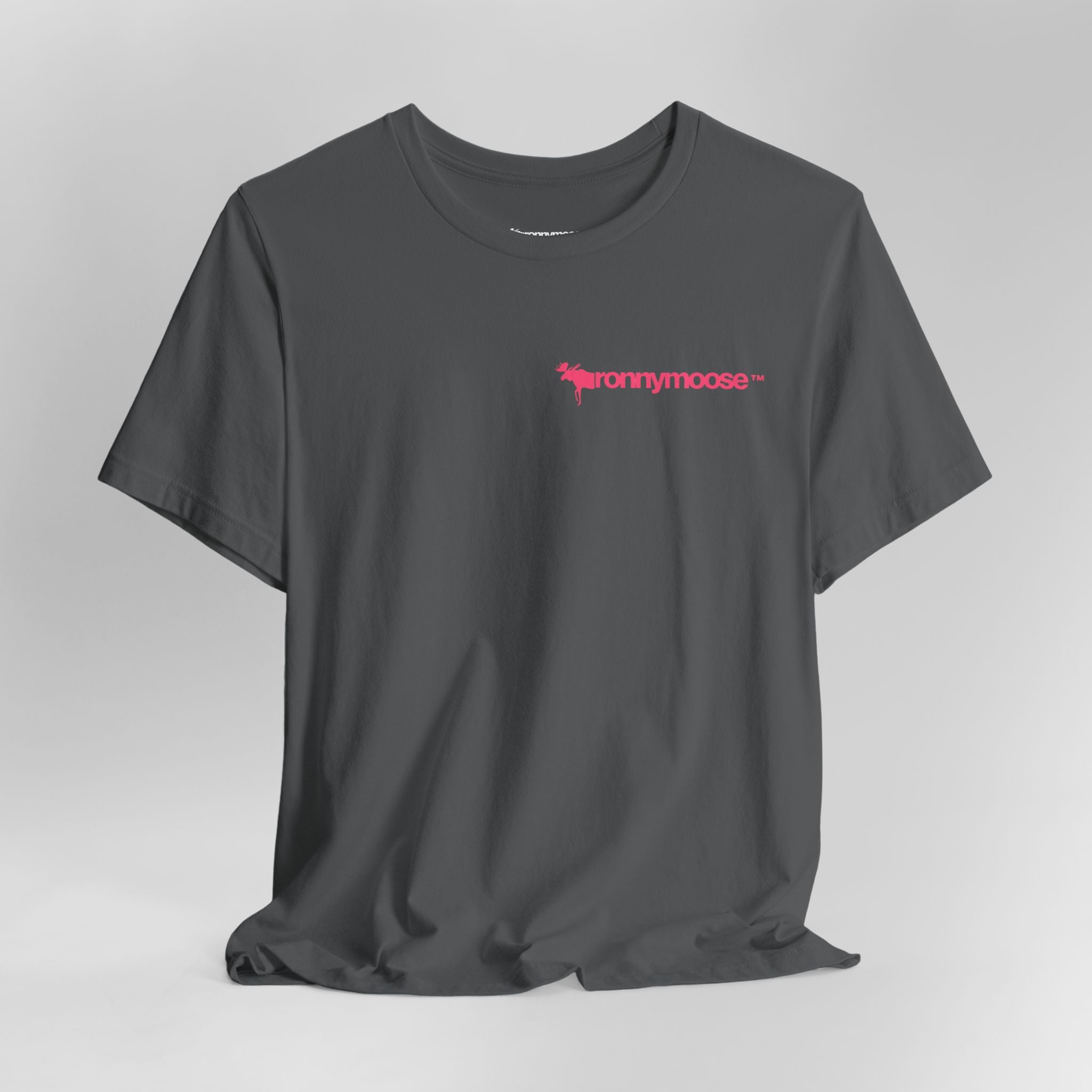 ronnymoose - pink logo tee