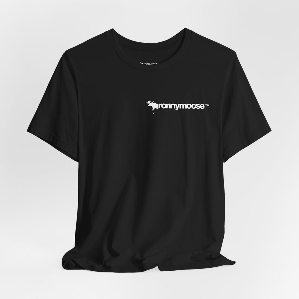 ronnymoose - leopard print moose sign tee