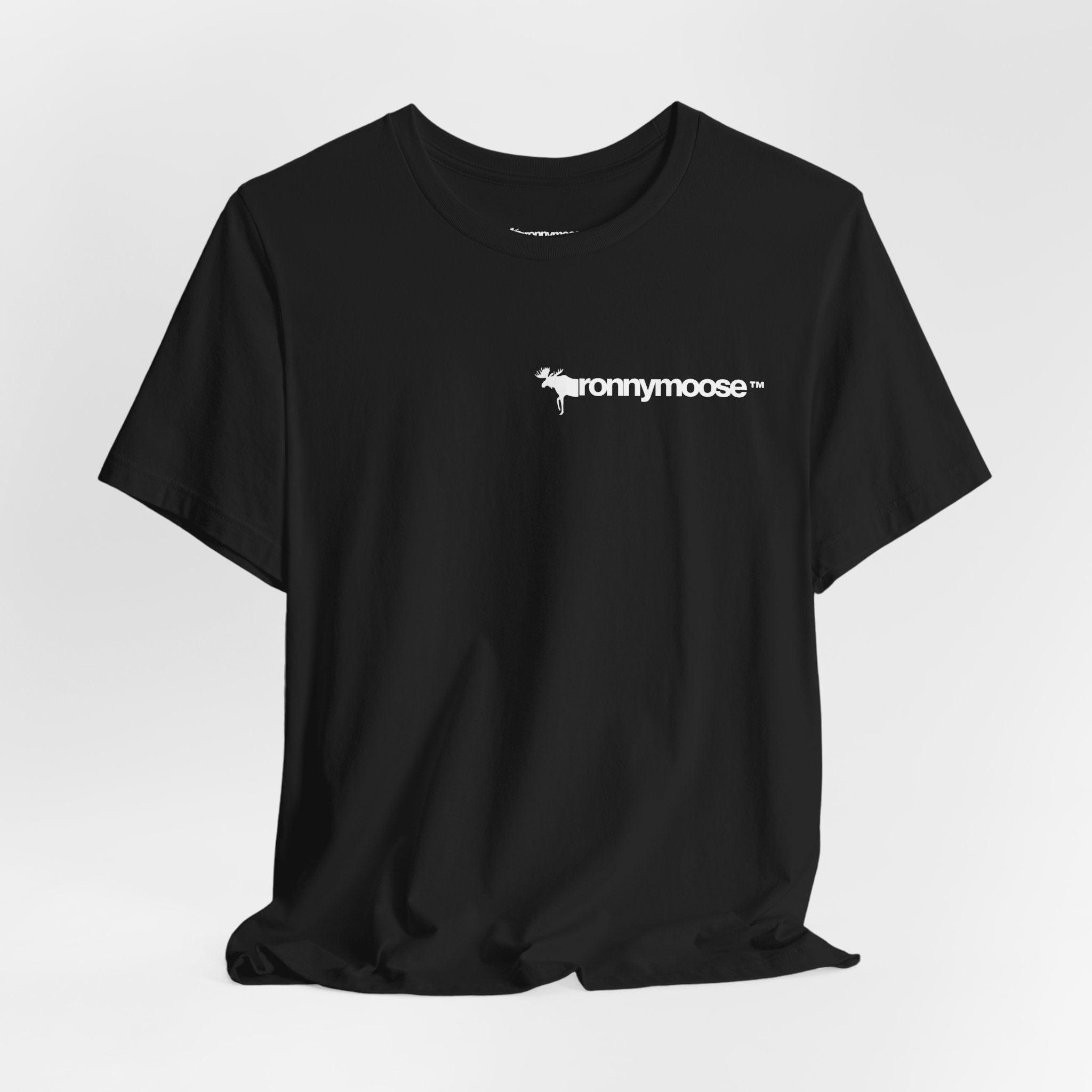 ronnymoose - leopard print moose sign tee