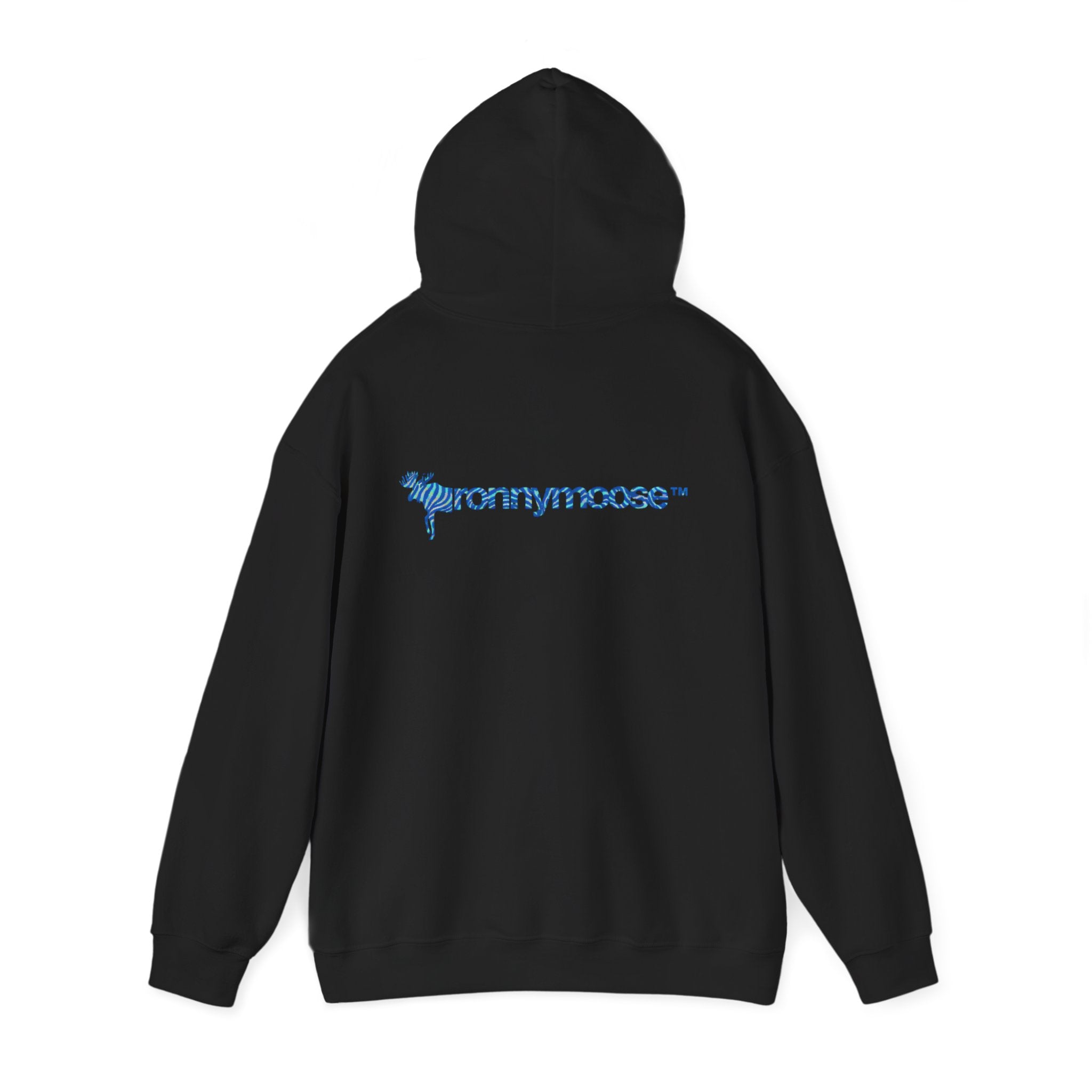 ronnymoose - blue zebra hoodie