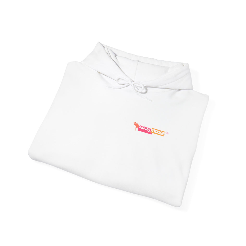 ronnymoose - orange+pink hoodie