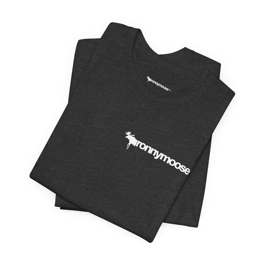 ronnymoose - leopard print moose sign tee