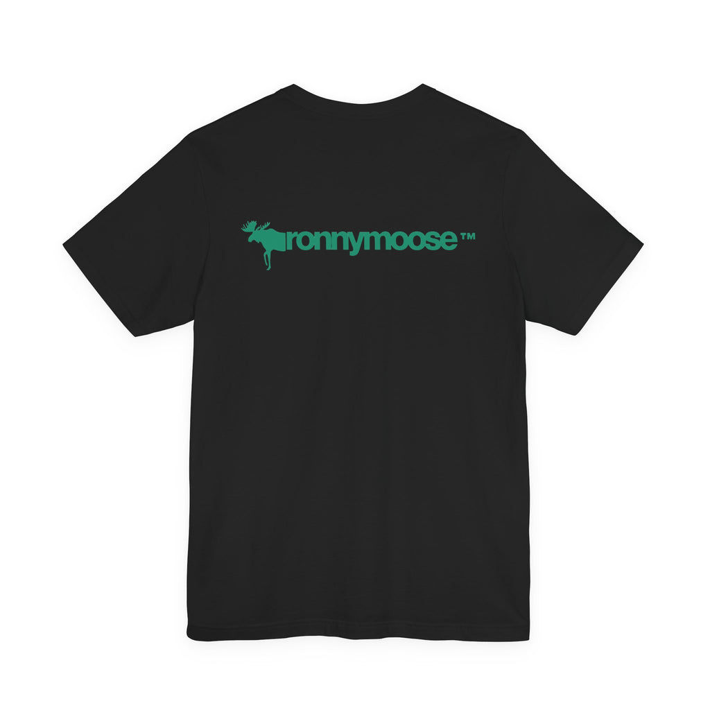 ronnymoose green logo tee