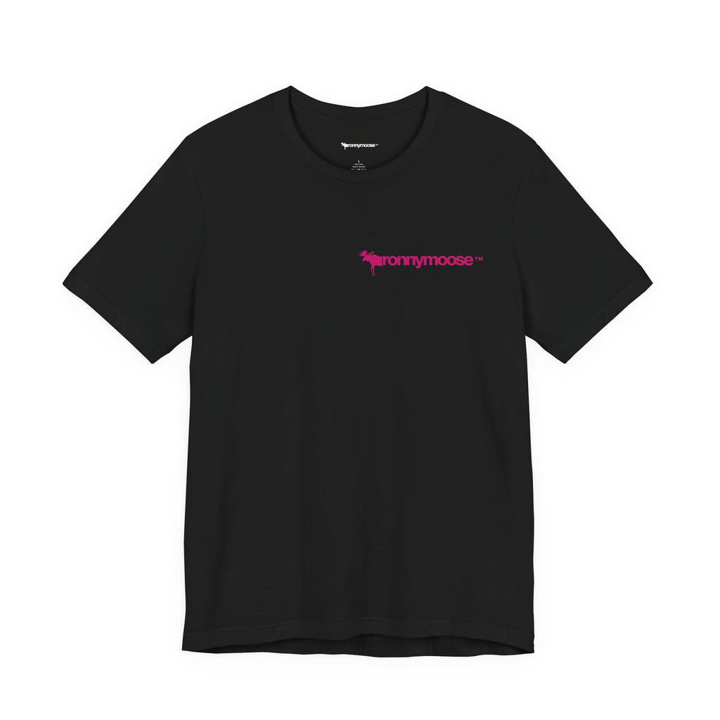 ronnymoose - purple logo tee