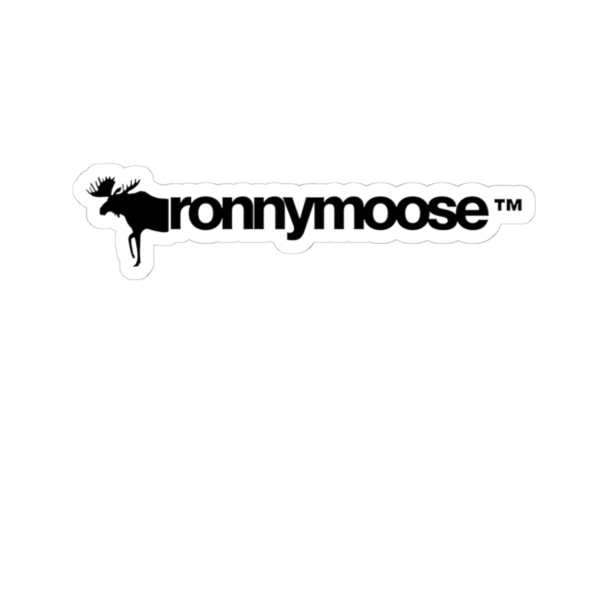 ronnymoose logo sticker