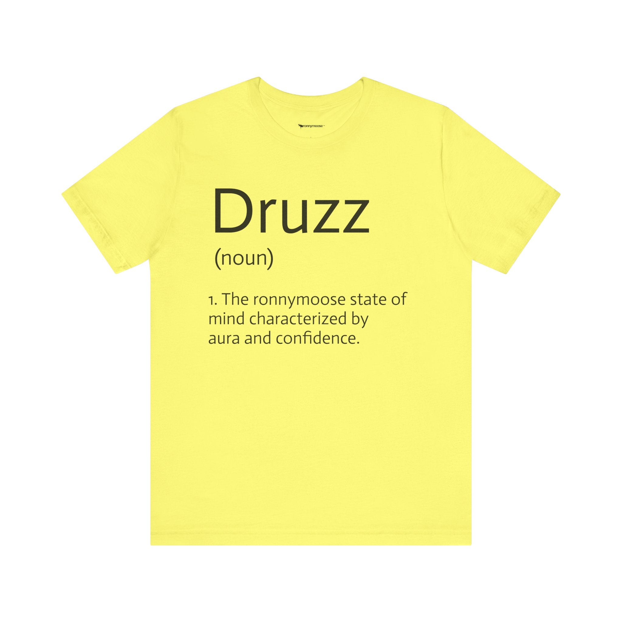 Druzz Definition T-Shirt — RonnyMoose Logo Graphic Tee