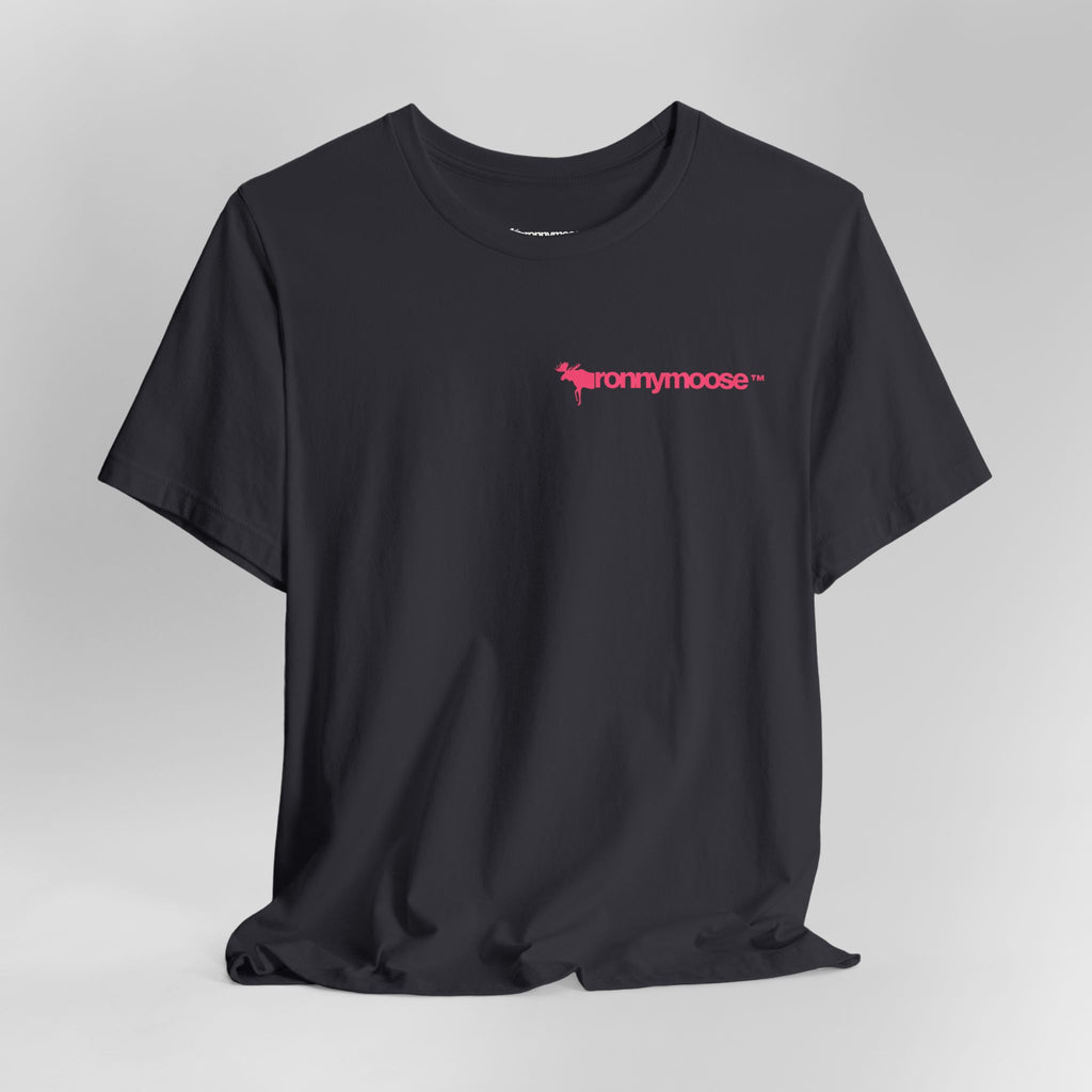 ronnymoose - pink logo tee