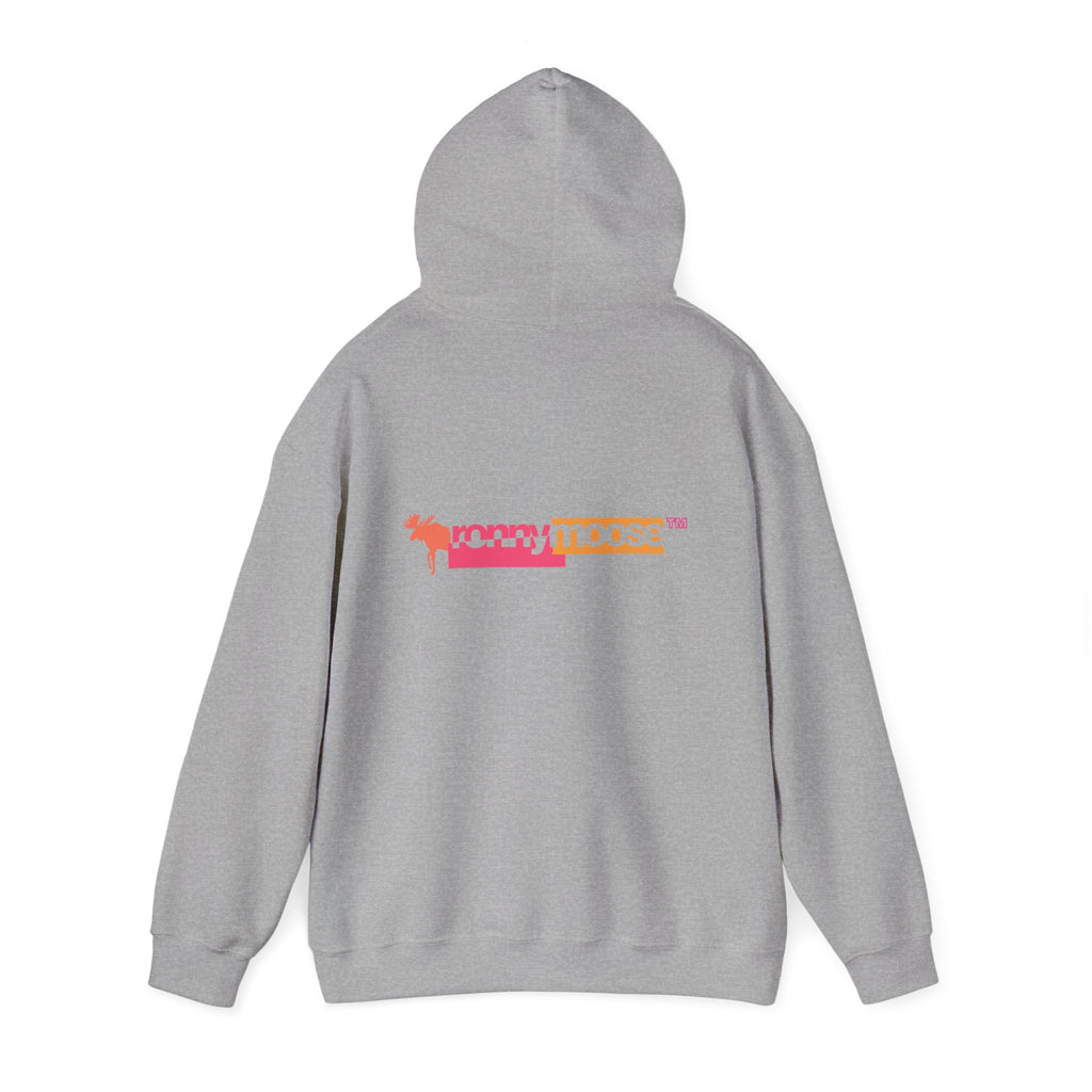ronnymoose - orange+pink hoodie