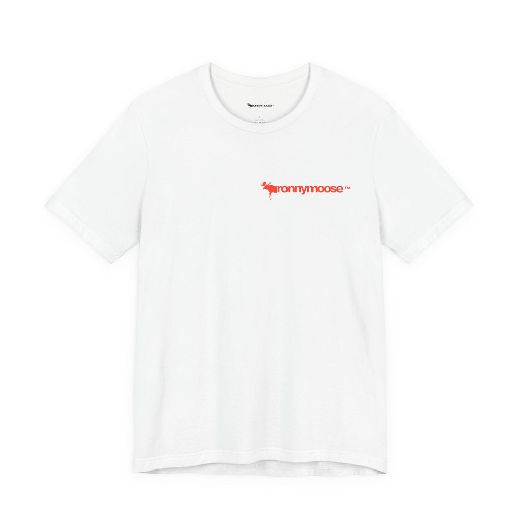 ronnymoose - orange logo tee