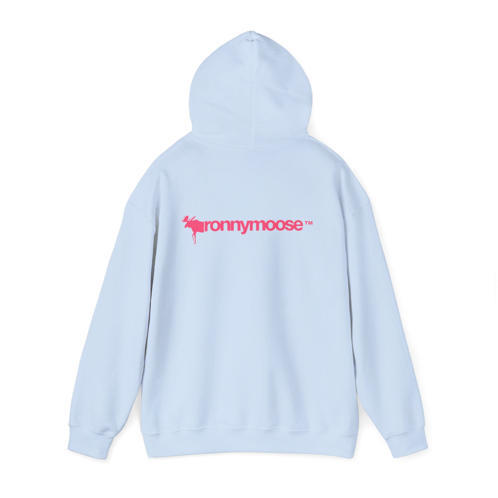 ronnymoose - pink logo hoodie