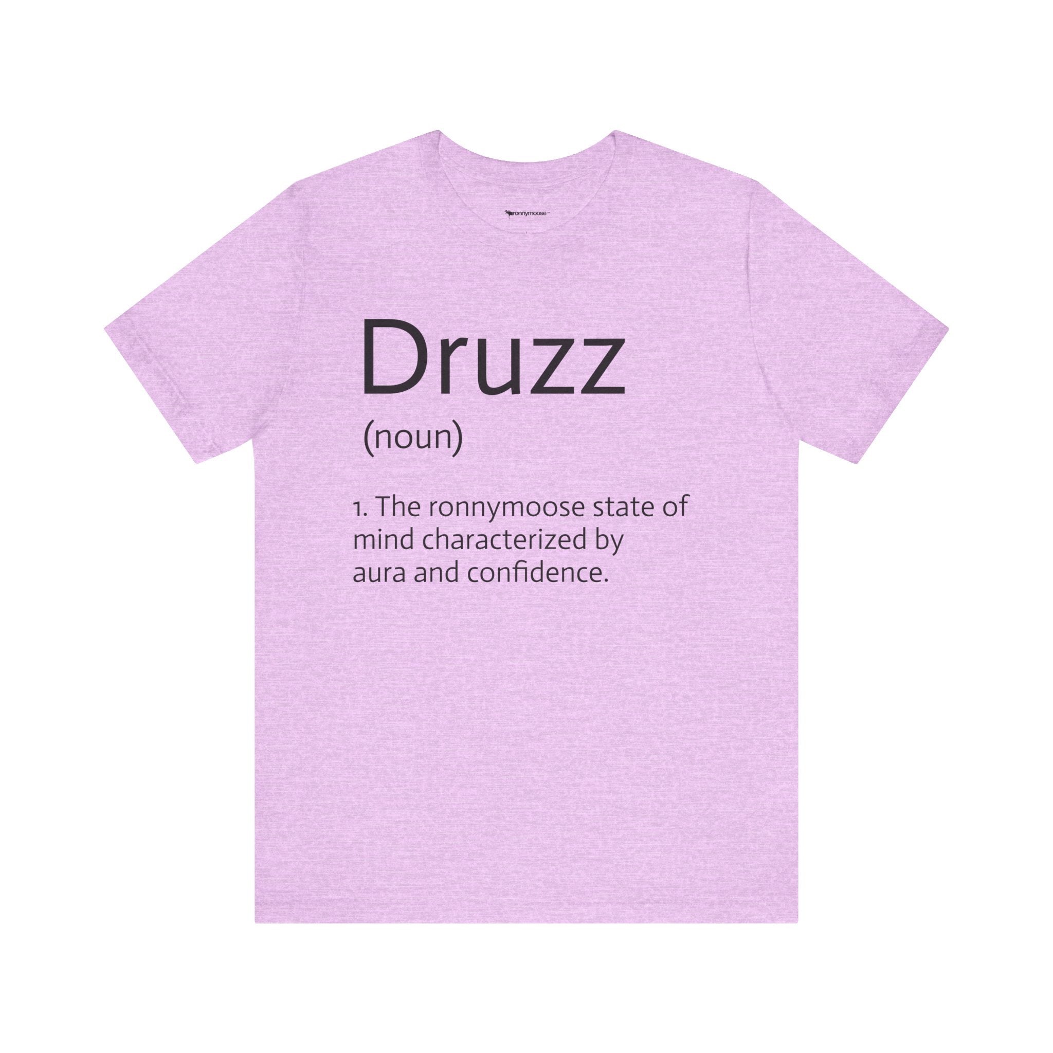 Druzz Definition T-Shirt — RonnyMoose Logo Graphic Tee