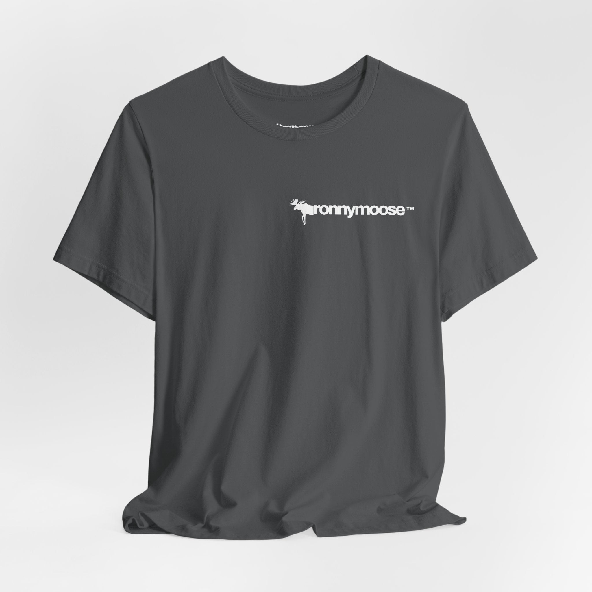 ronnymoose - leopard print moose sign tee