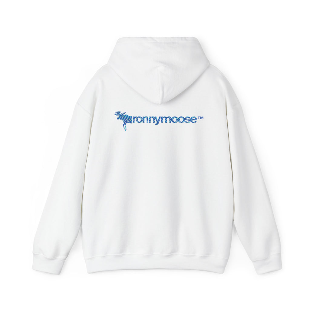 ronnymoose - blue zebra hoodie