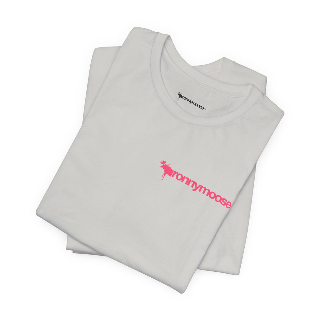 ronnymoose - pink logo tee