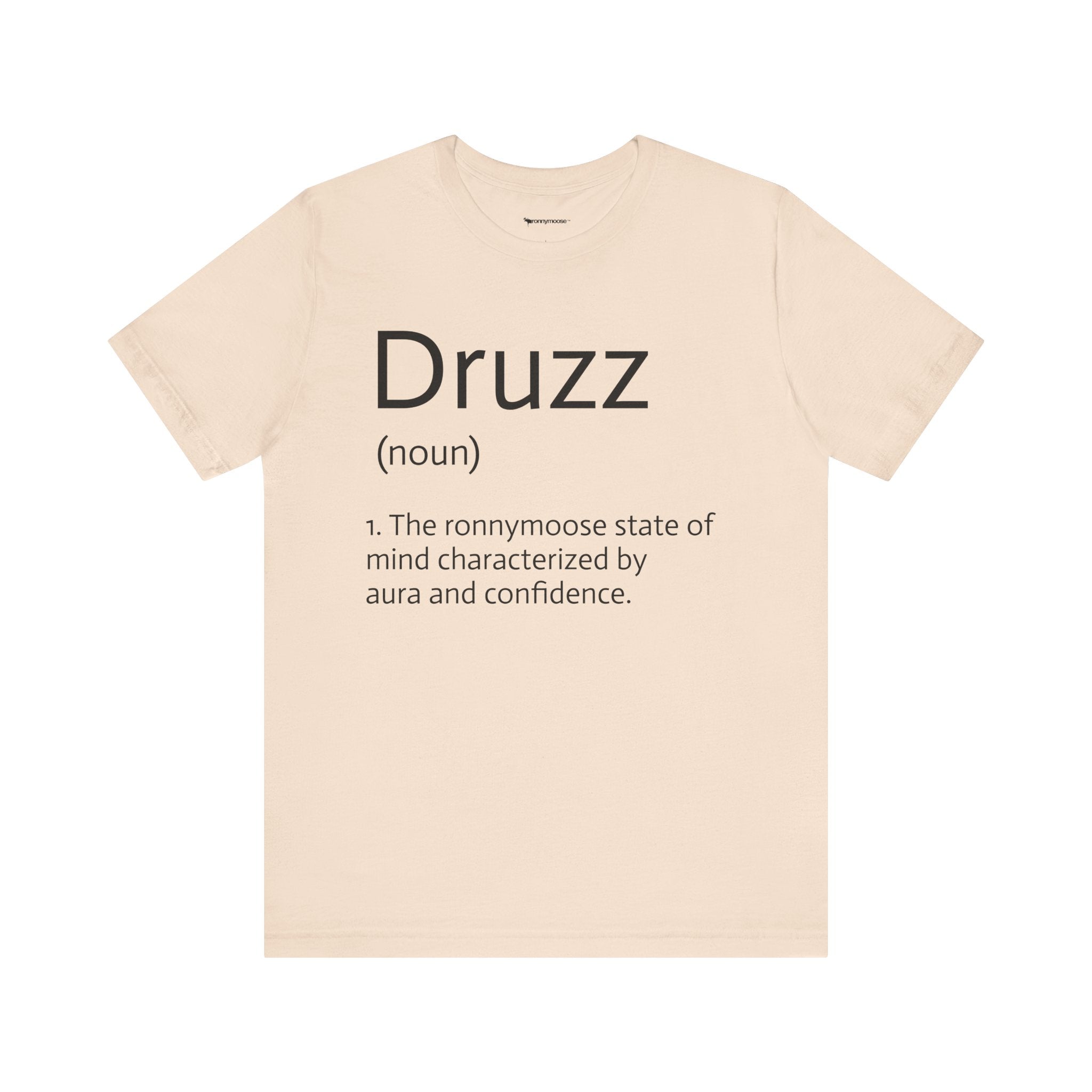Druzz Definition T-Shirt — RonnyMoose Logo Graphic Tee