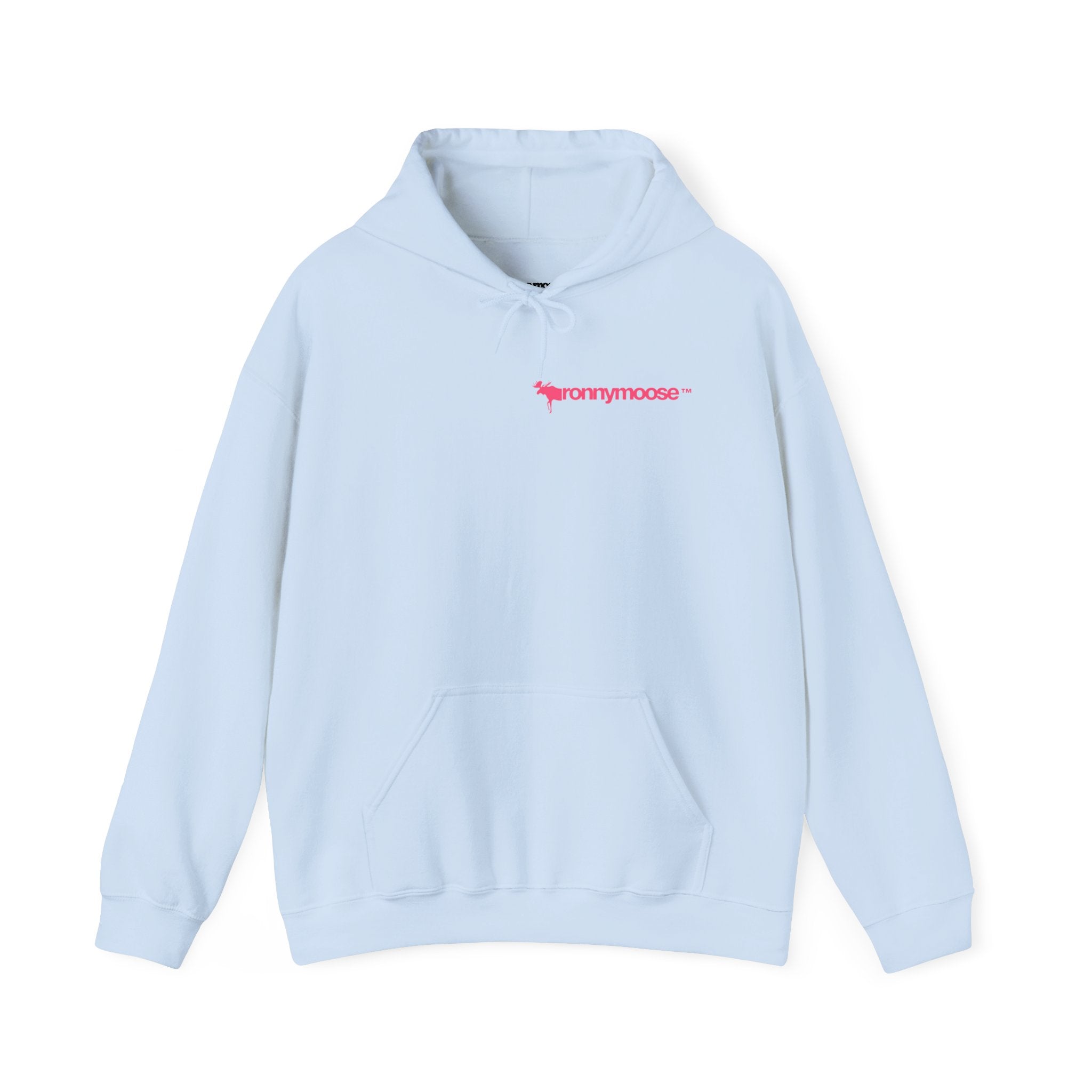 ronnymoose - pink logo hoodie