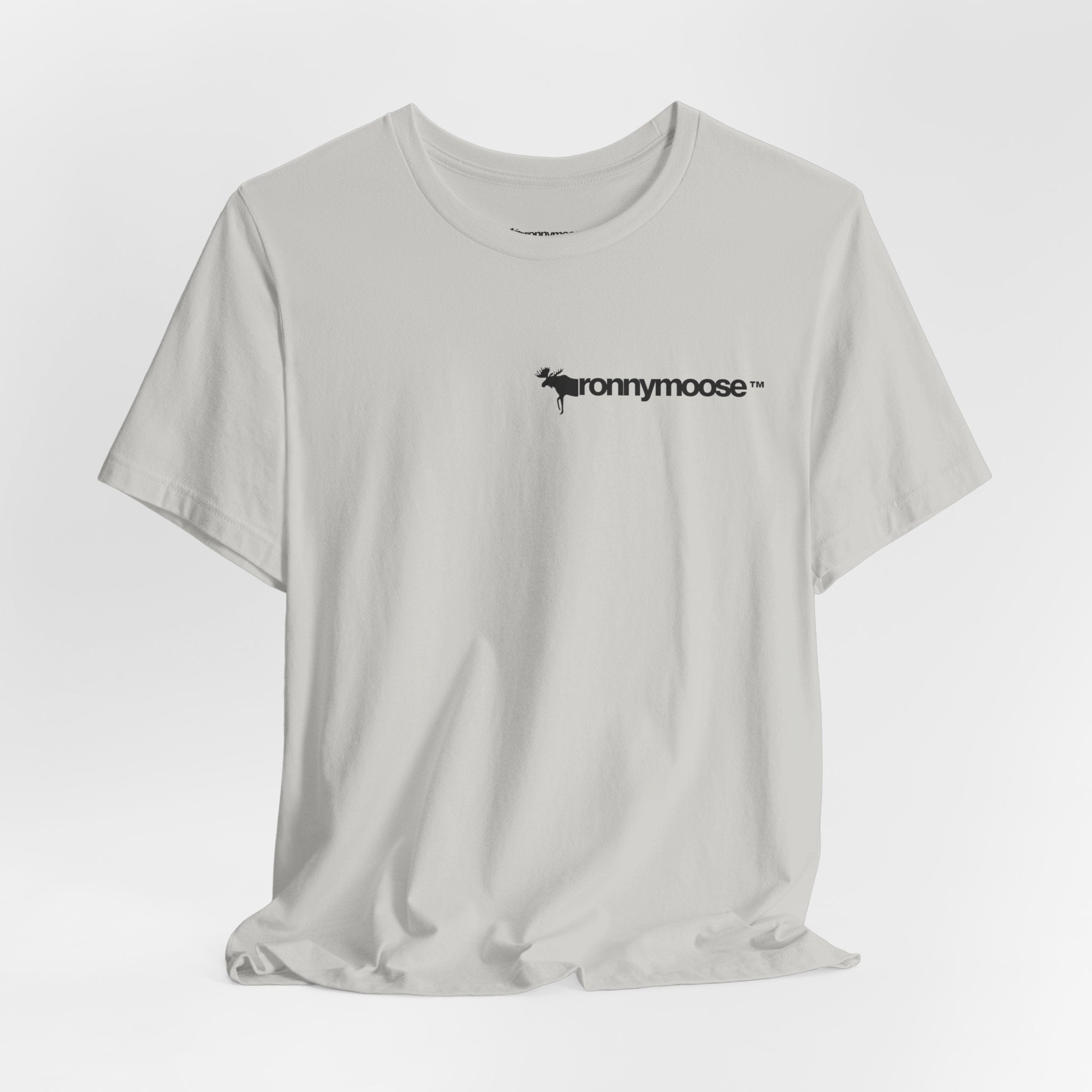 ronnymoose - leopard print moose sign tee