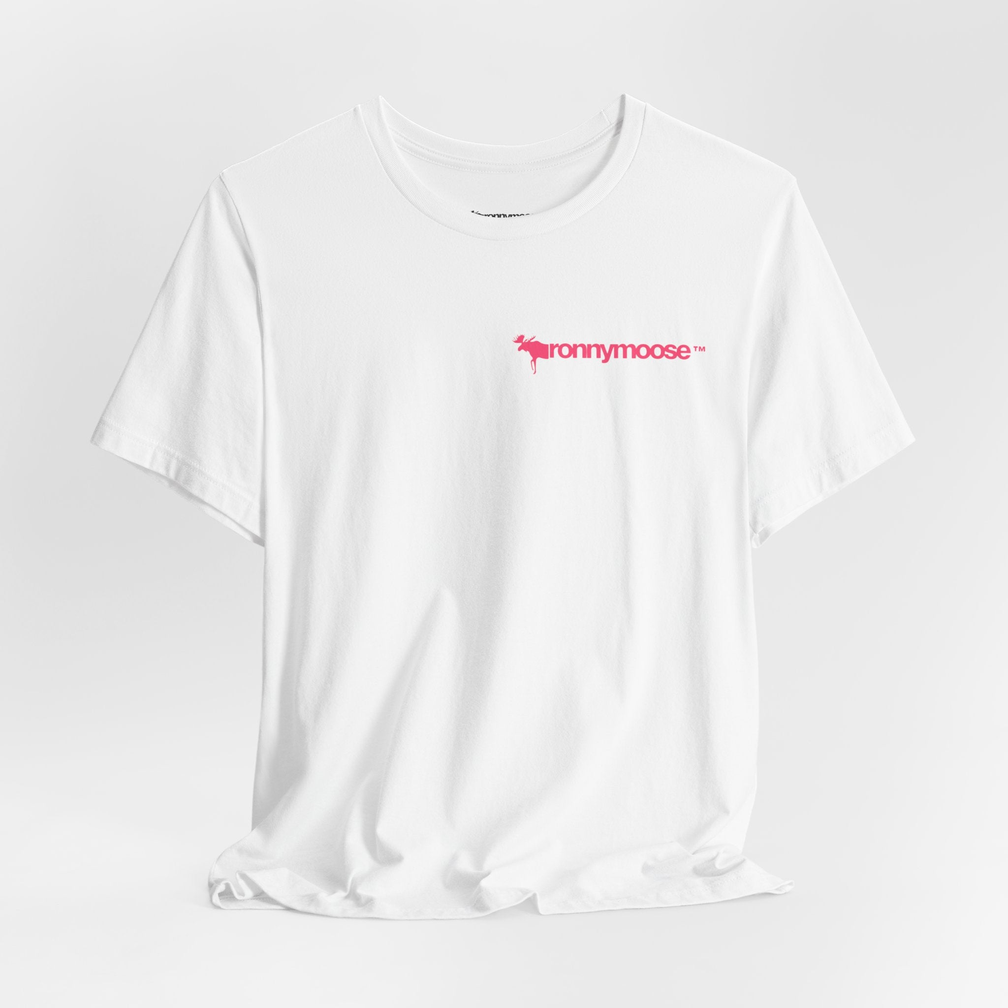 ronnymoose - pink logo tee