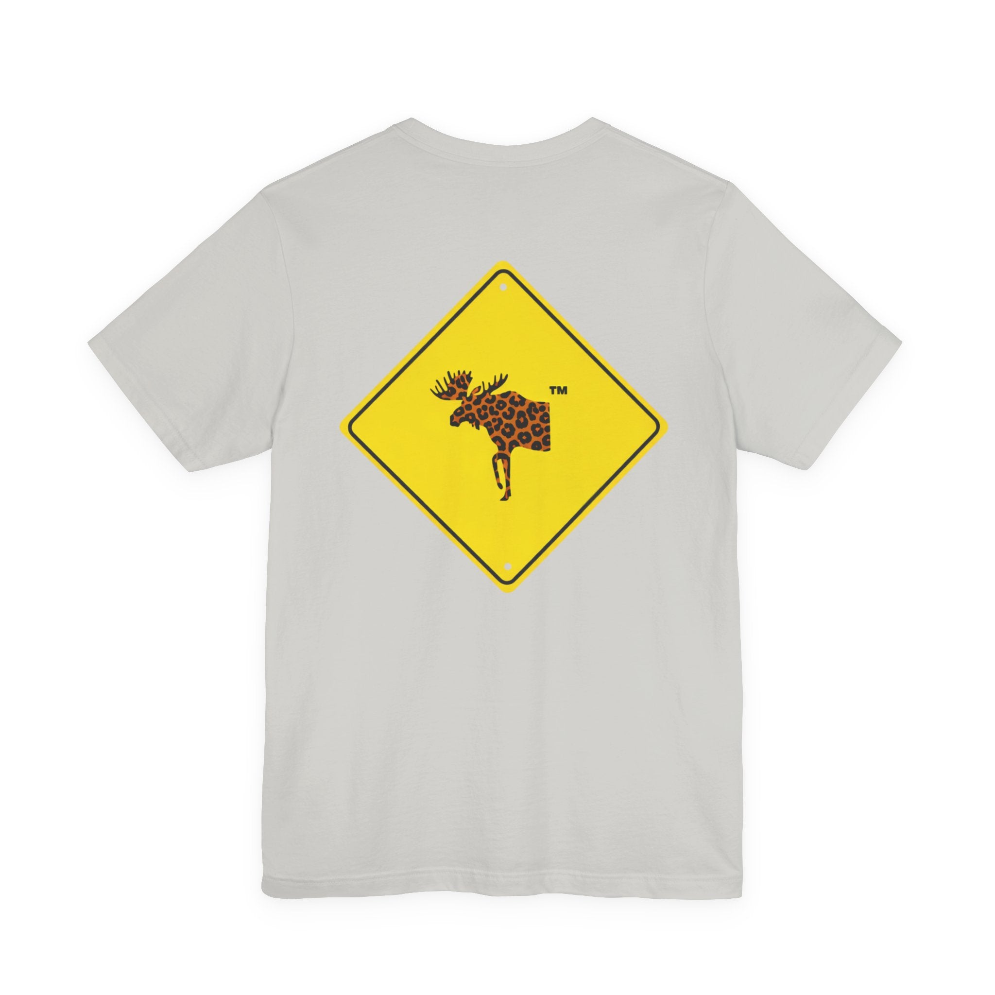 ronnymoose - leopard print moose sign tee