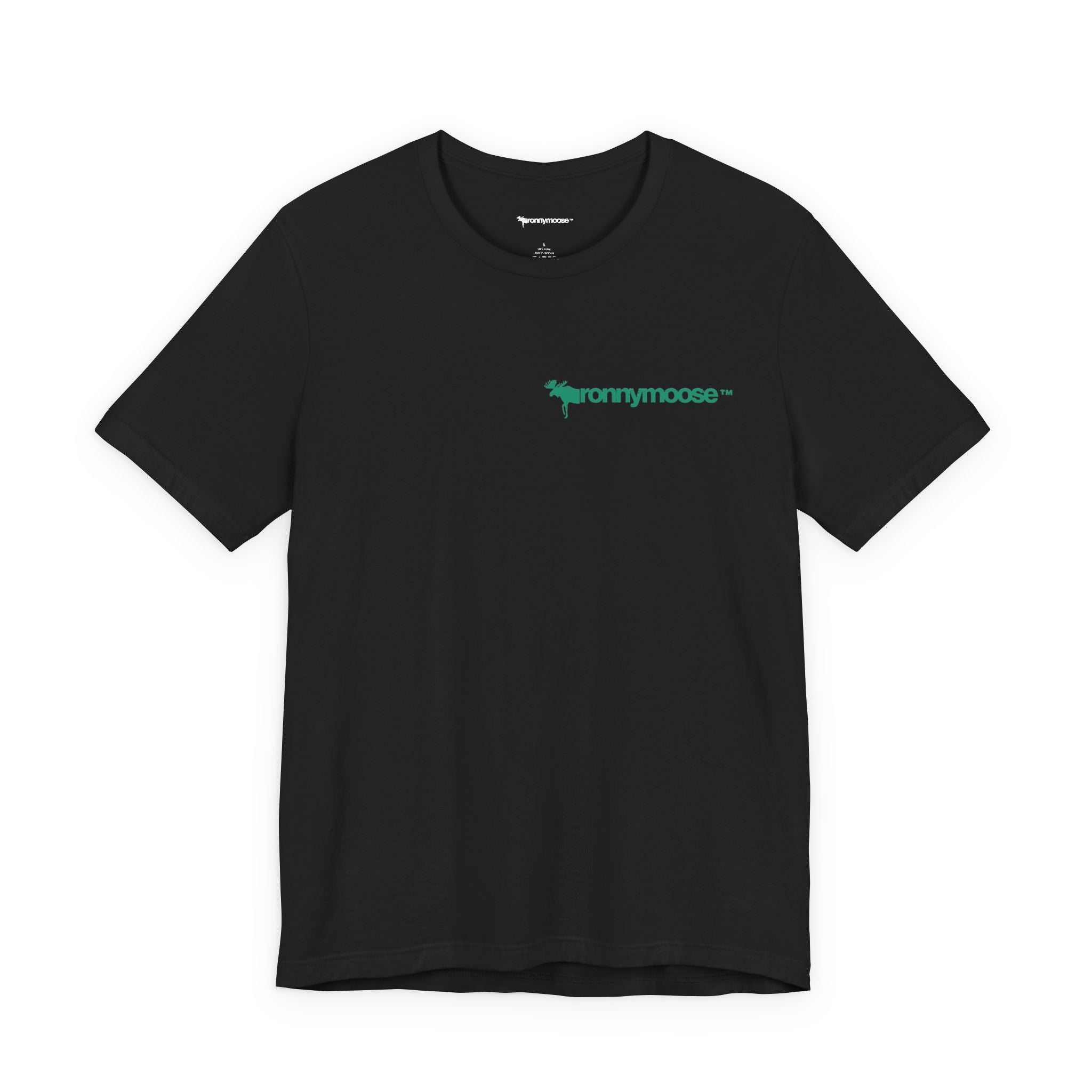 ronnymoose green logo tee