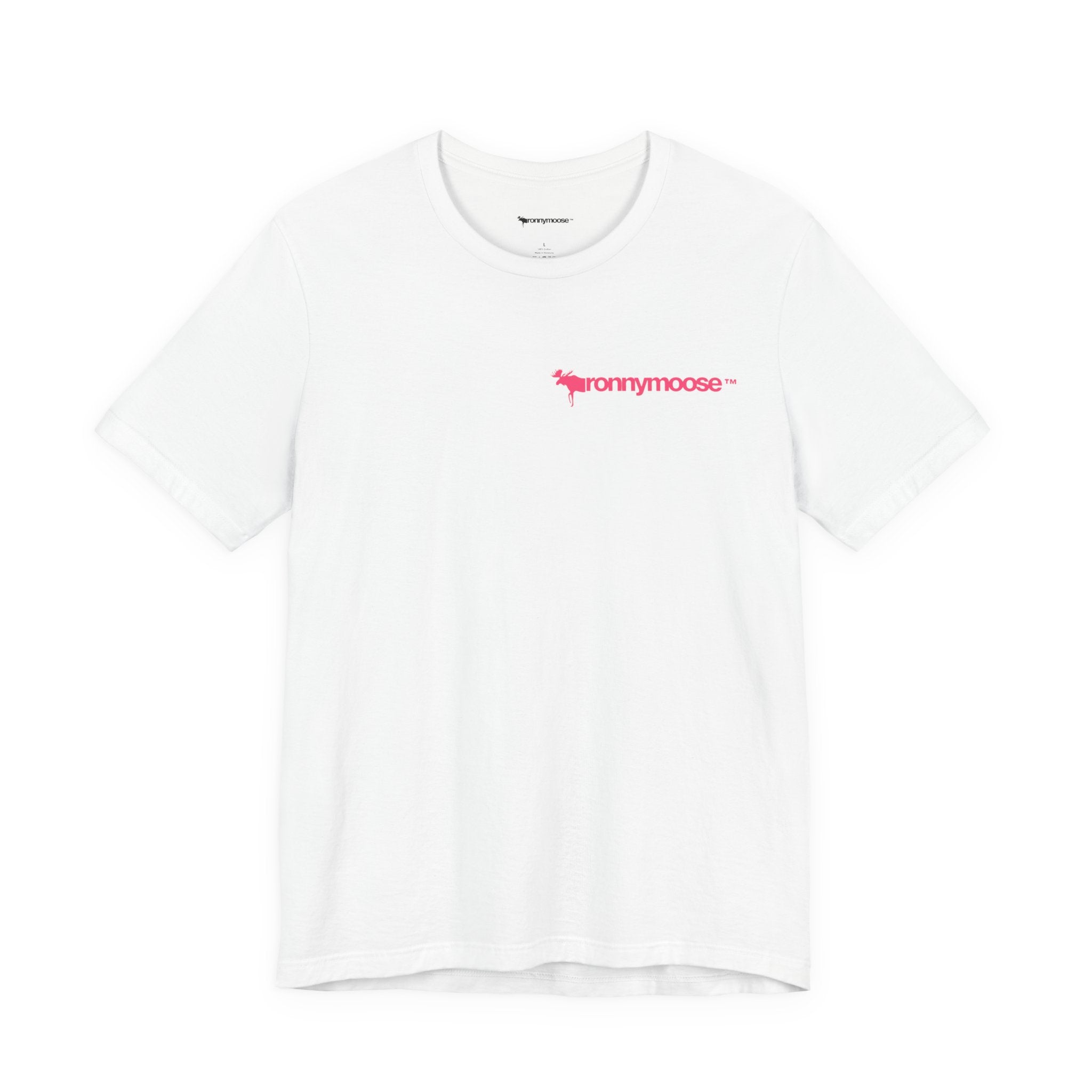 ronnymoose - pink logo tee