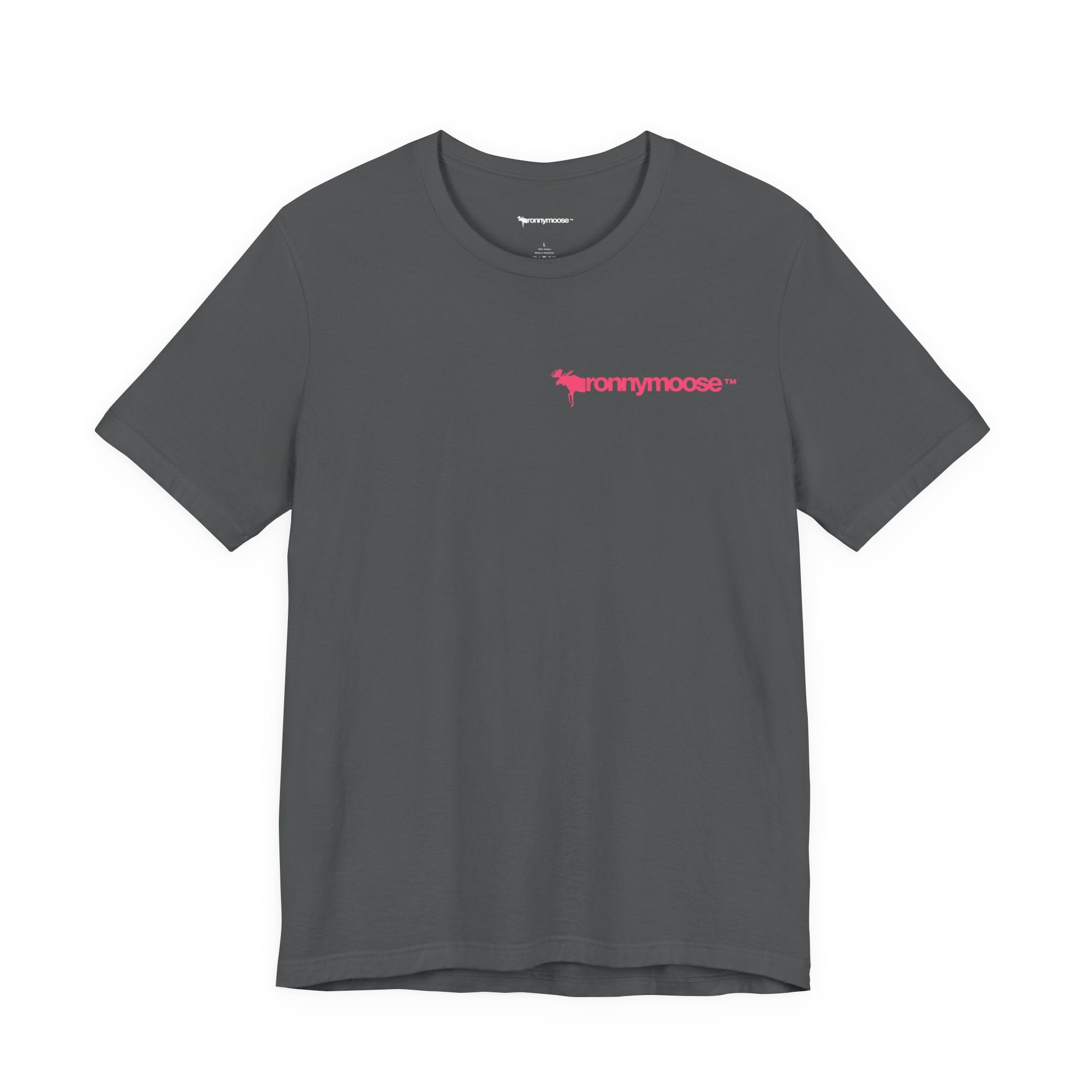 ronnymoose - pink logo tee
