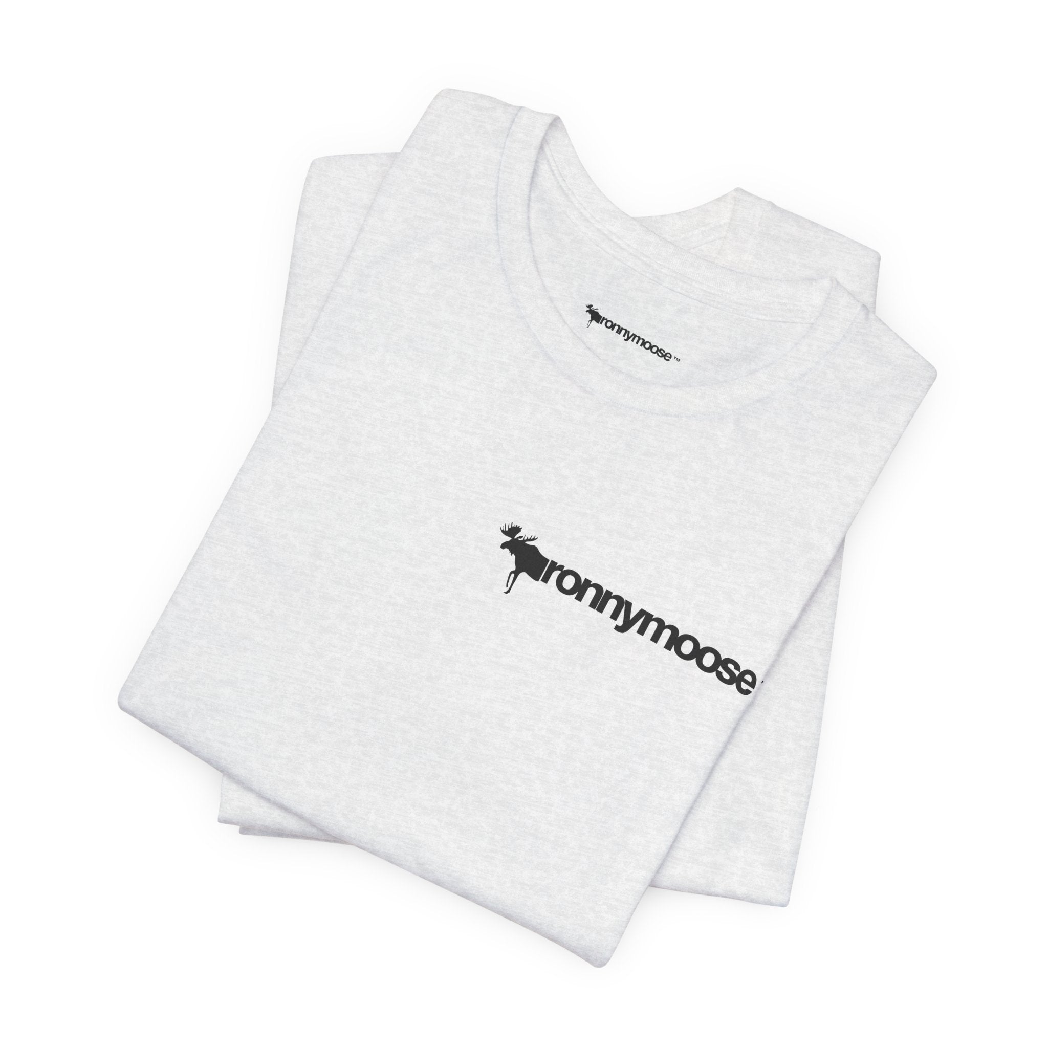 ronnymoose - leopard print moose sign tee