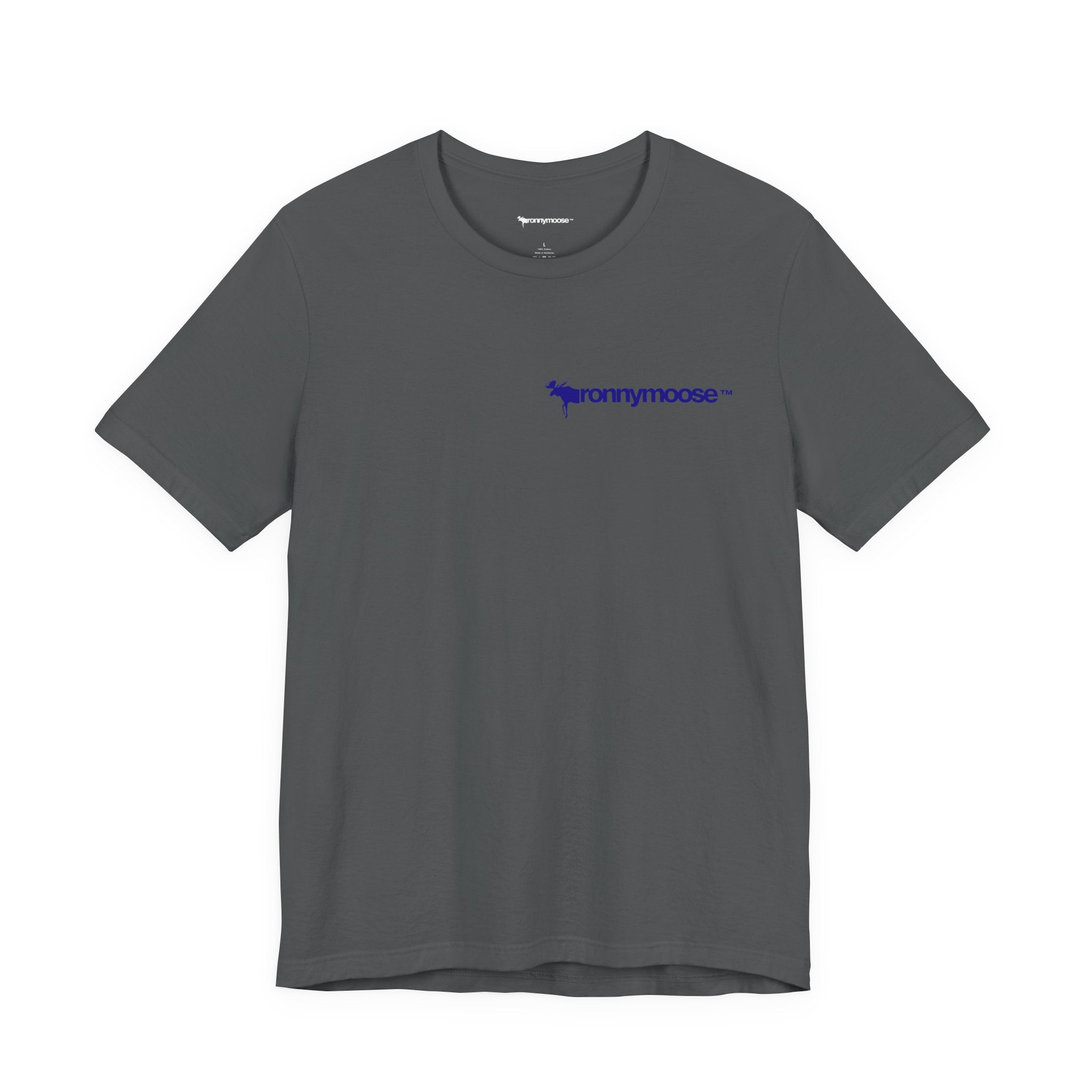 ronnymoose - blue logo tee