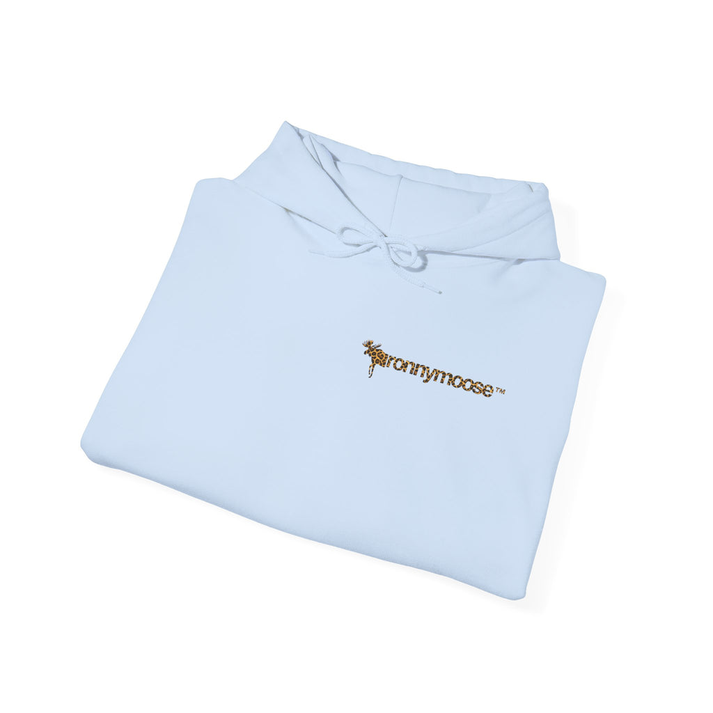 ronnymoose - cheetah logo hoodie