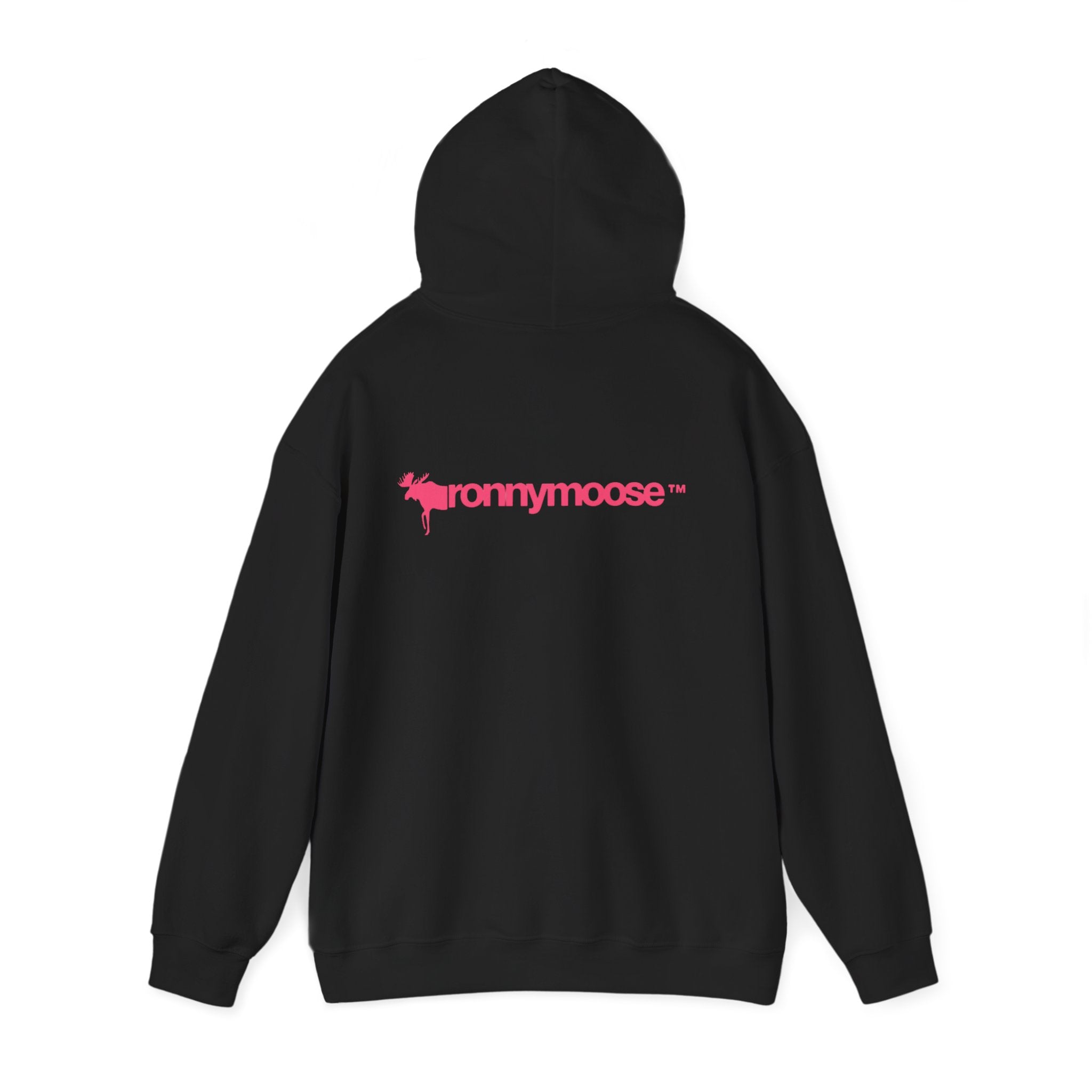 ronnymoose - pink logo hoodie