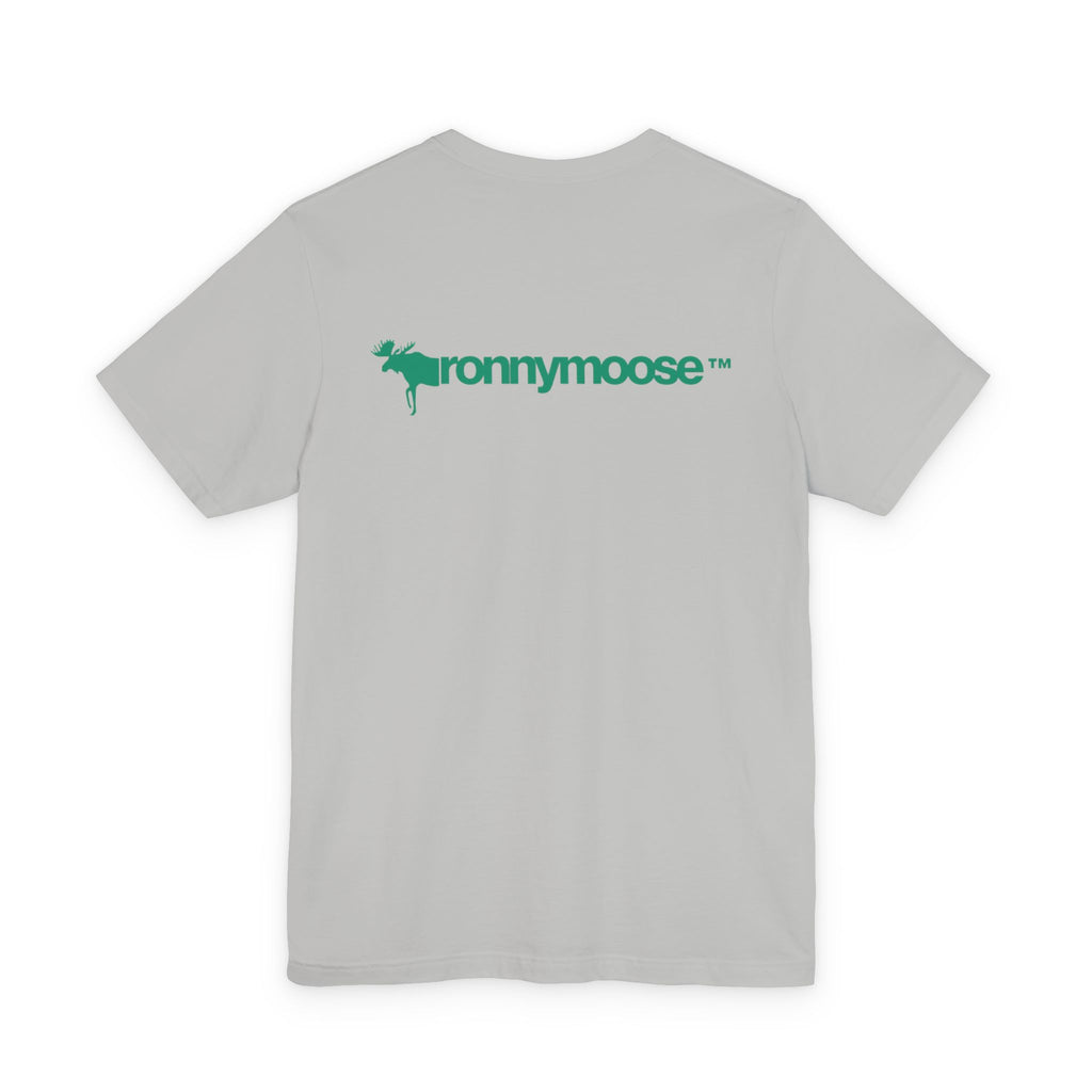 ronnymoose green logo tee