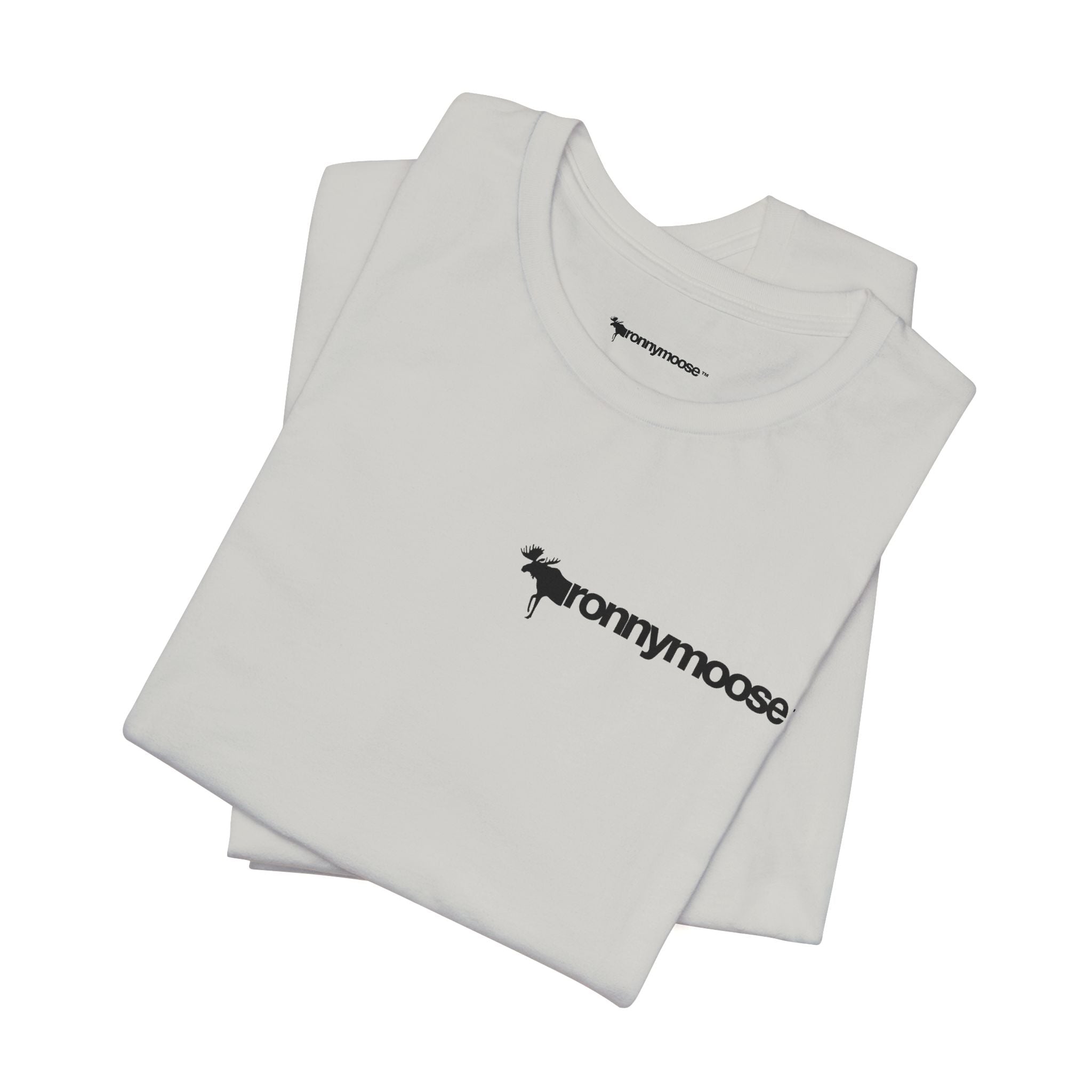 ronnymoose - leopard print moose sign tee