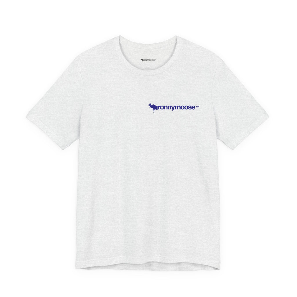 ronnymoose - blue logo tee